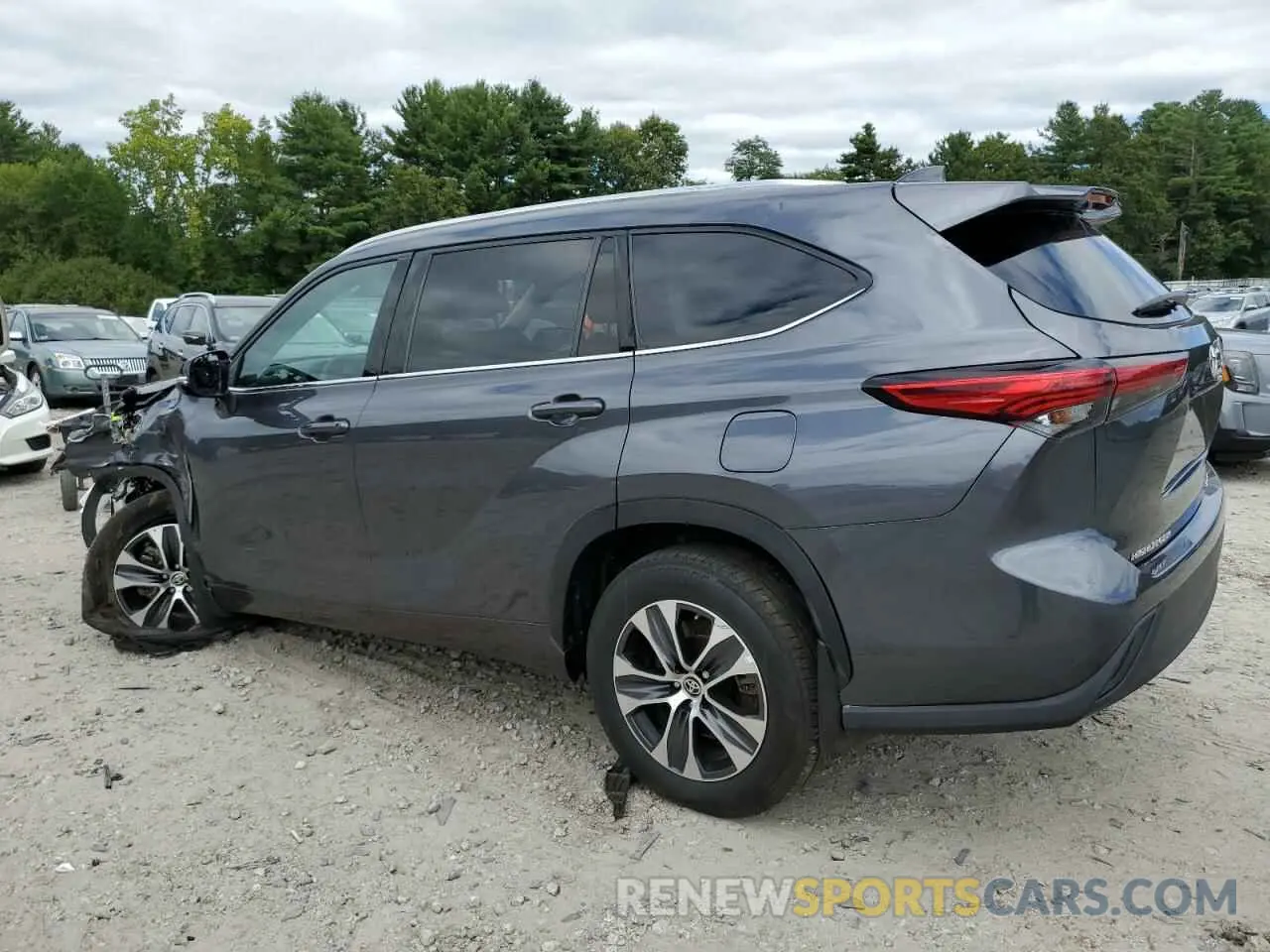 2 Photograph of a damaged car 5TDGZRBH0LS516808 TOYOTA HIGHLANDER 2020