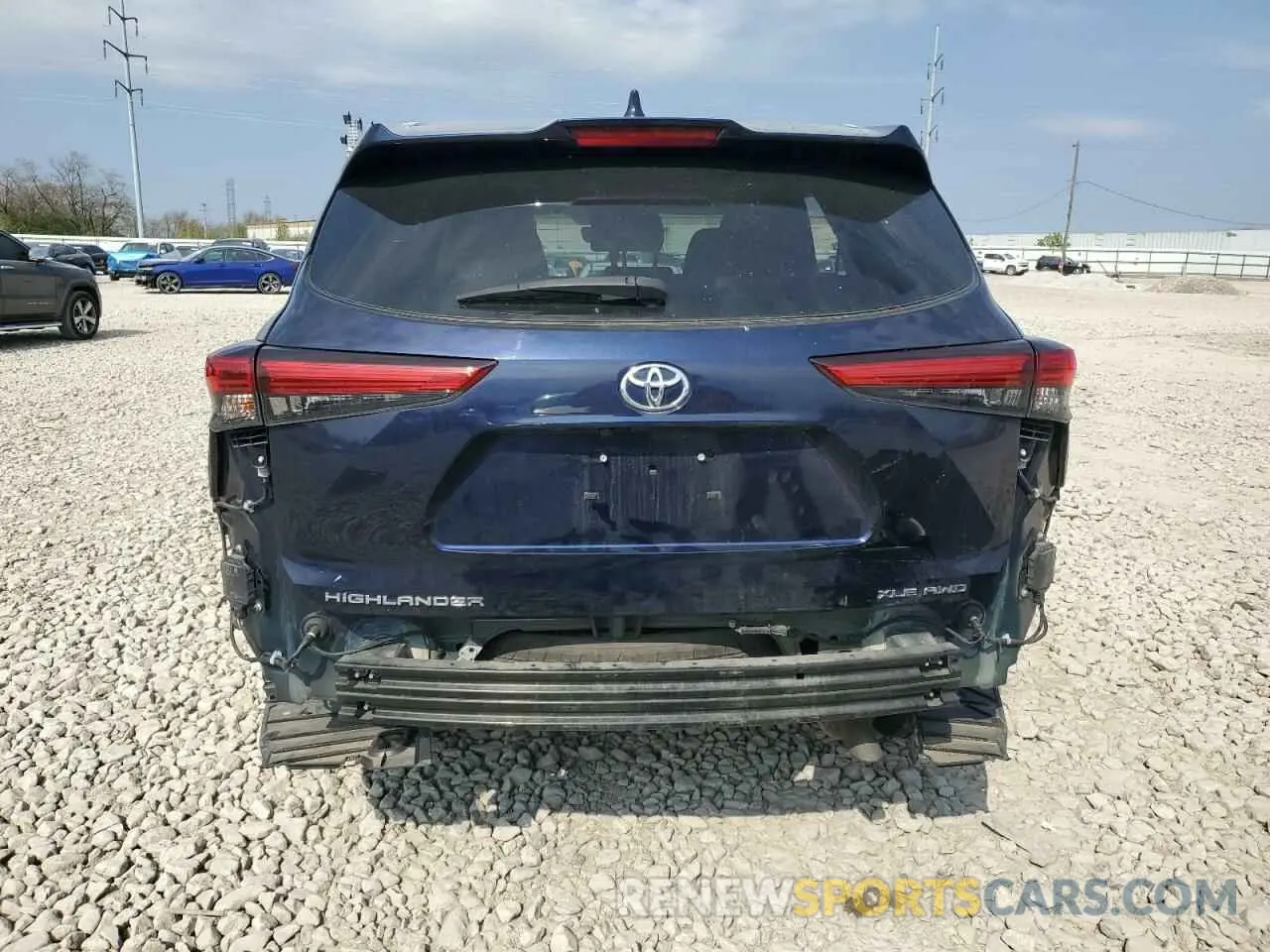 6 Photograph of a damaged car 5TDGZRBH1LS003373 TOYOTA HIGHLANDER 2020