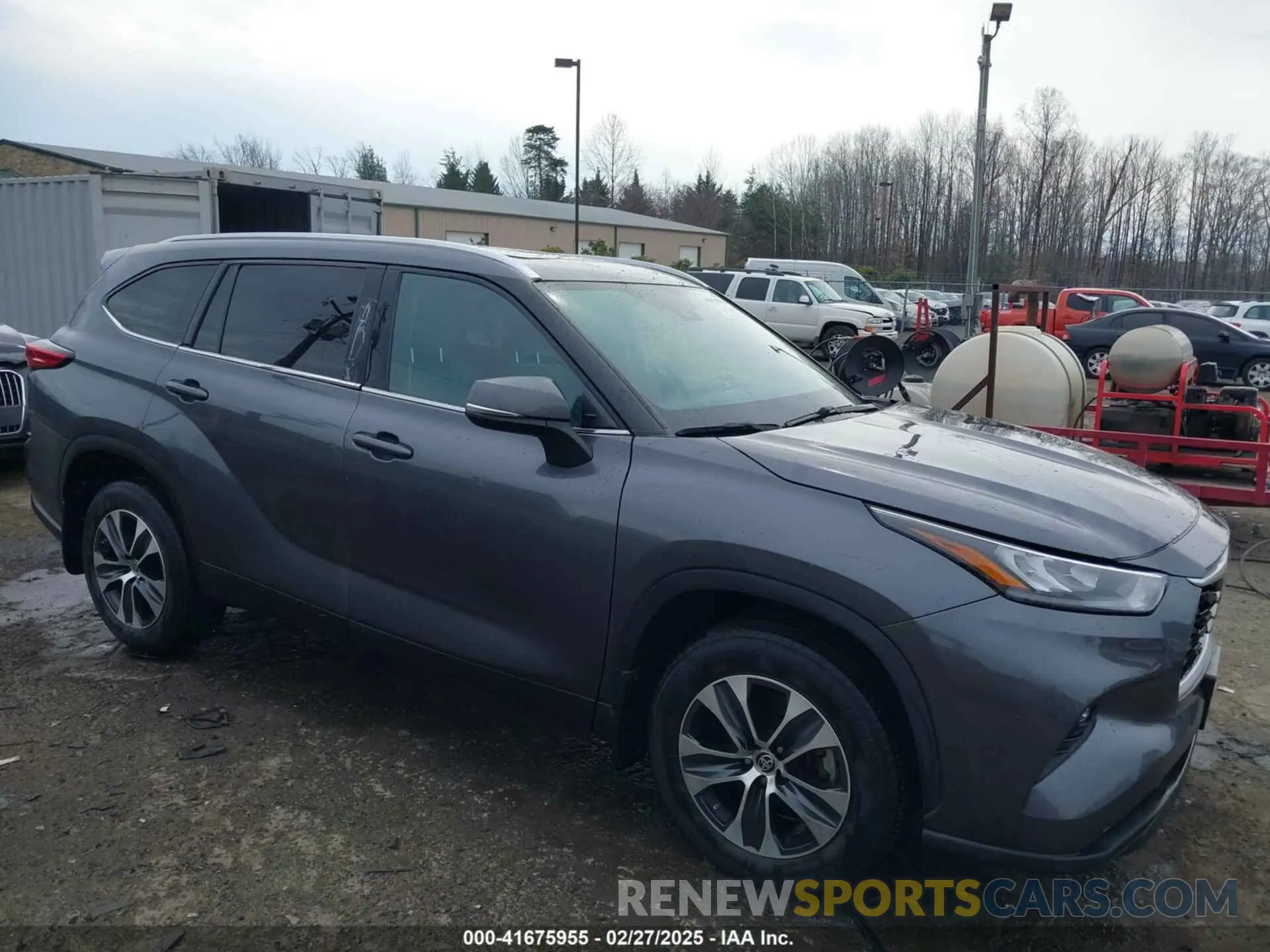 1 Photograph of a damaged car 5TDGZRBH1LS032856 TOYOTA HIGHLANDER 2020