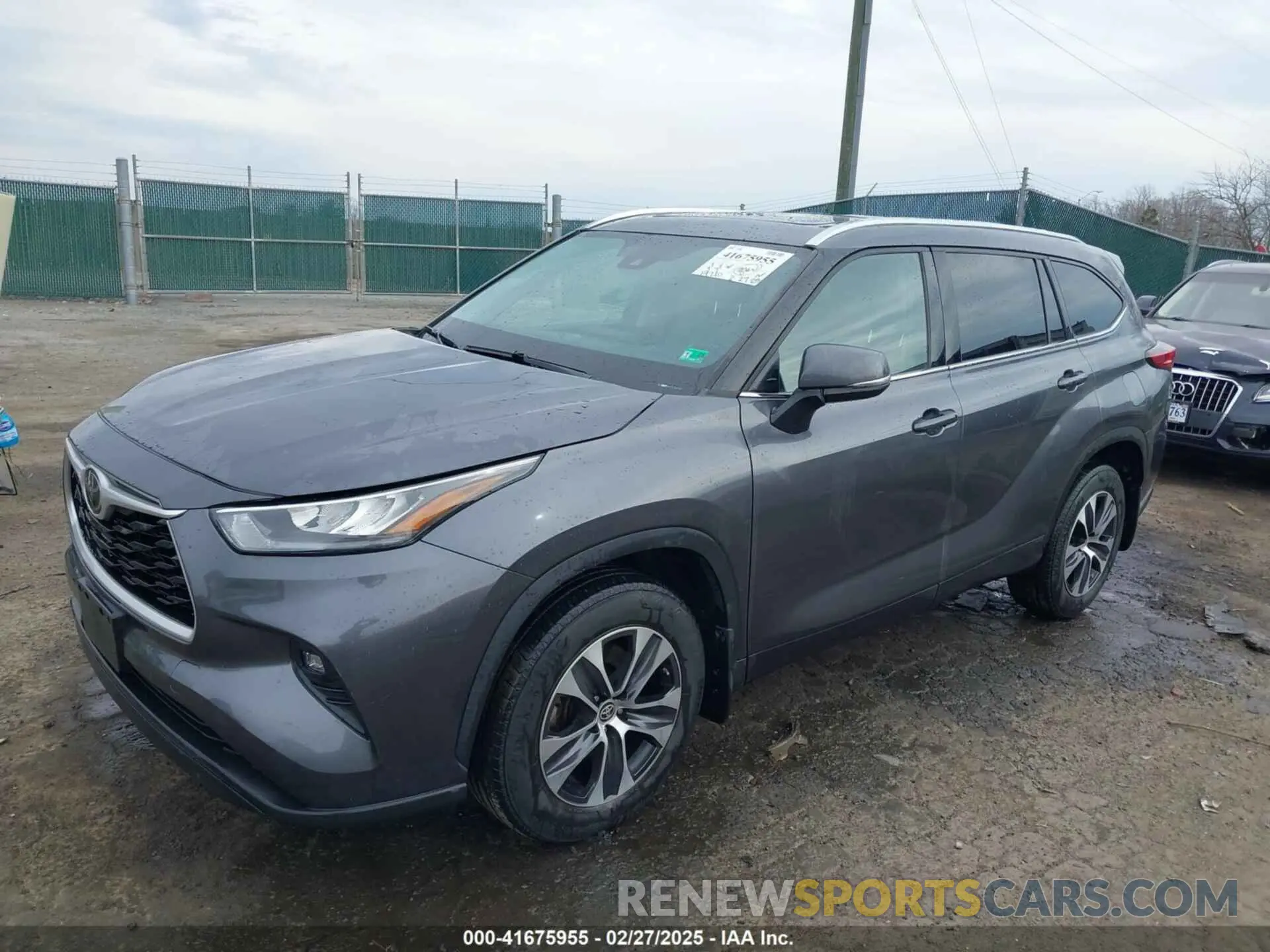 2 Photograph of a damaged car 5TDGZRBH1LS032856 TOYOTA HIGHLANDER 2020