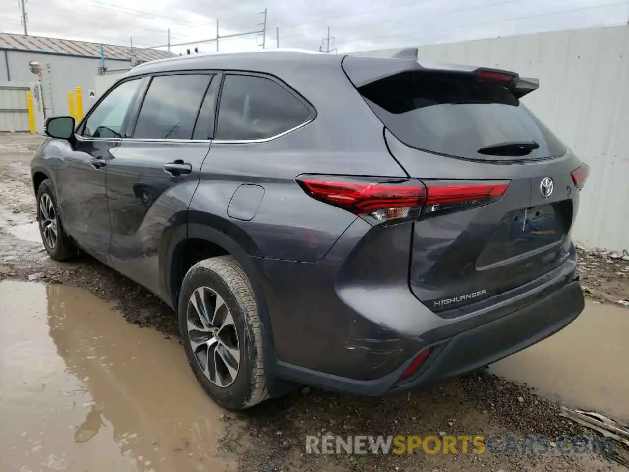 3 Photograph of a damaged car 5TDGZRBH1LS037670 TOYOTA HIGHLANDER 2020