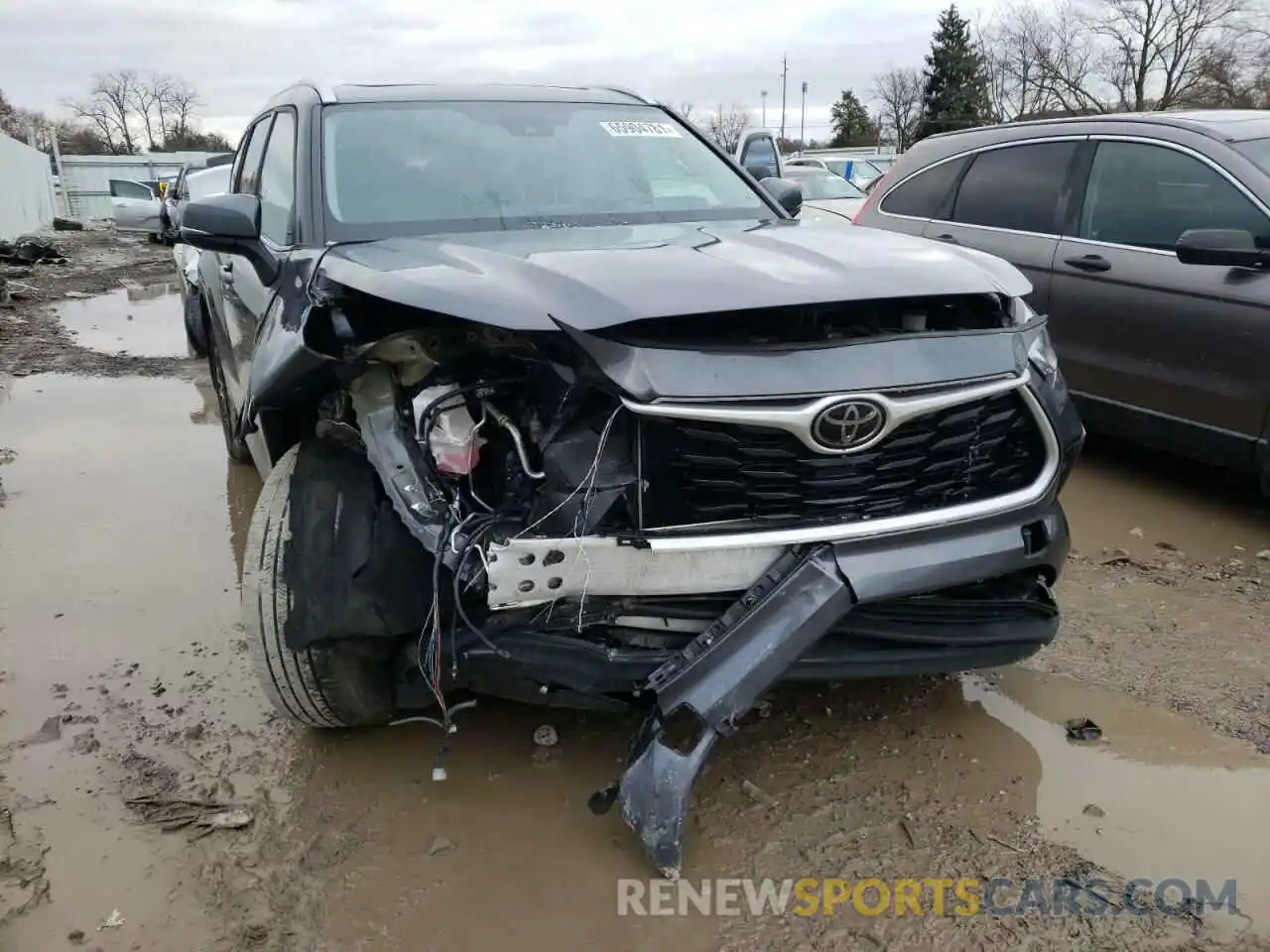 9 Photograph of a damaged car 5TDGZRBH1LS037670 TOYOTA HIGHLANDER 2020