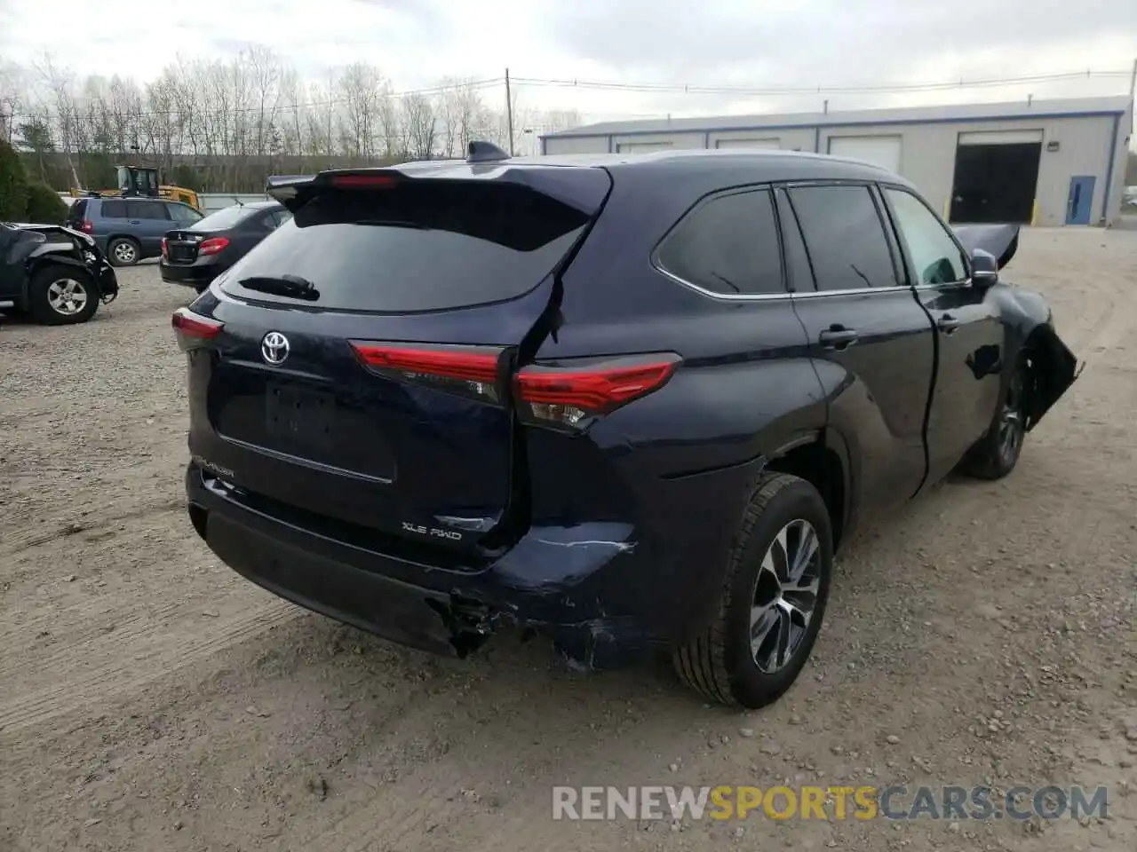 4 Photograph of a damaged car 5TDGZRBH1LS508183 TOYOTA HIGHLANDER 2020