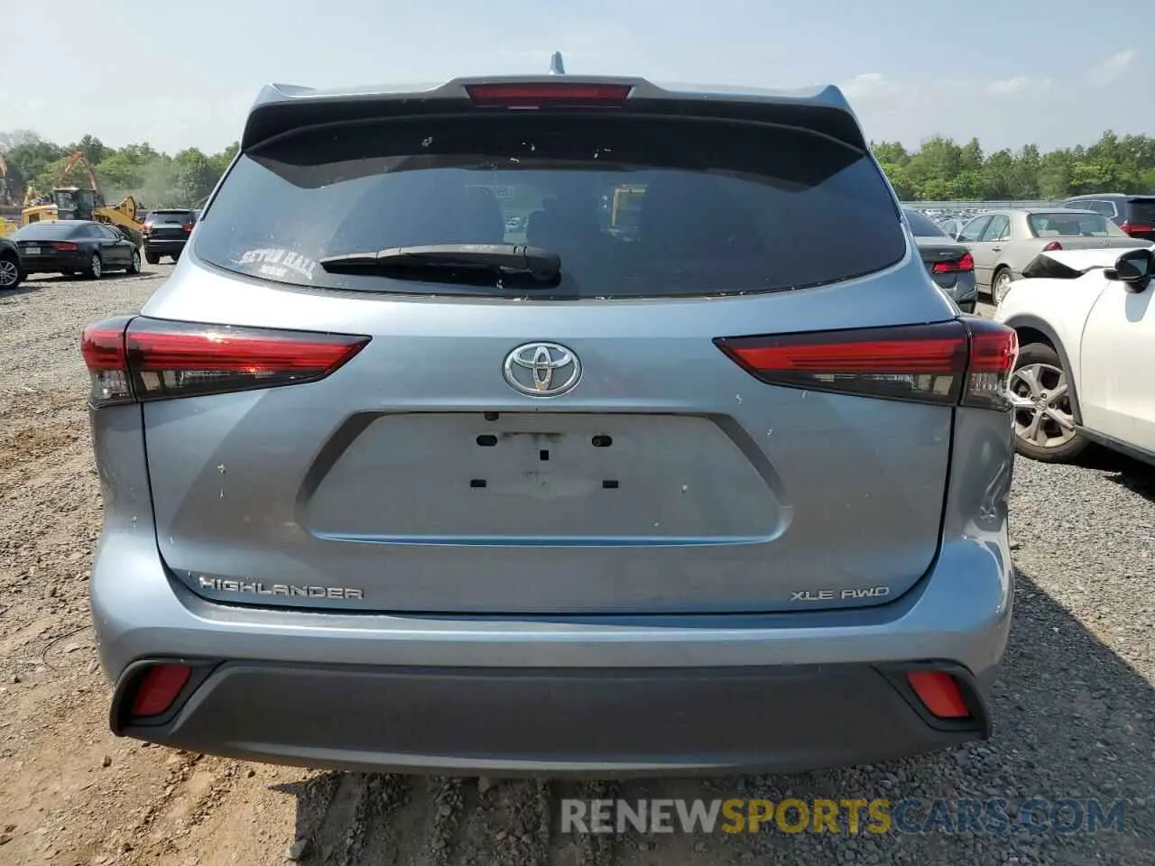 6 Photograph of a damaged car 5TDGZRBH2LS004578 TOYOTA HIGHLANDER 2020