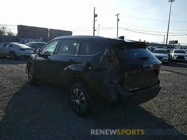 4 Photograph of a damaged car 5TDGZRBH2LS503400 TOYOTA HIGHLANDER 2020