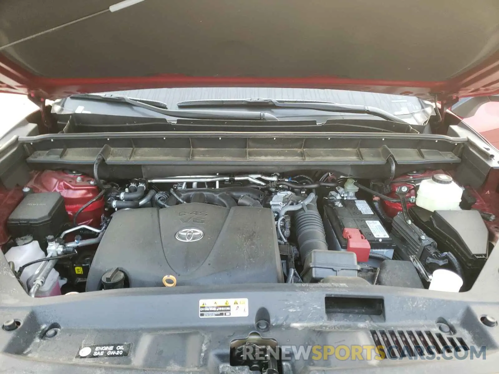7 Photograph of a damaged car 5TDGZRBH2LS510296 TOYOTA HIGHLANDER 2020