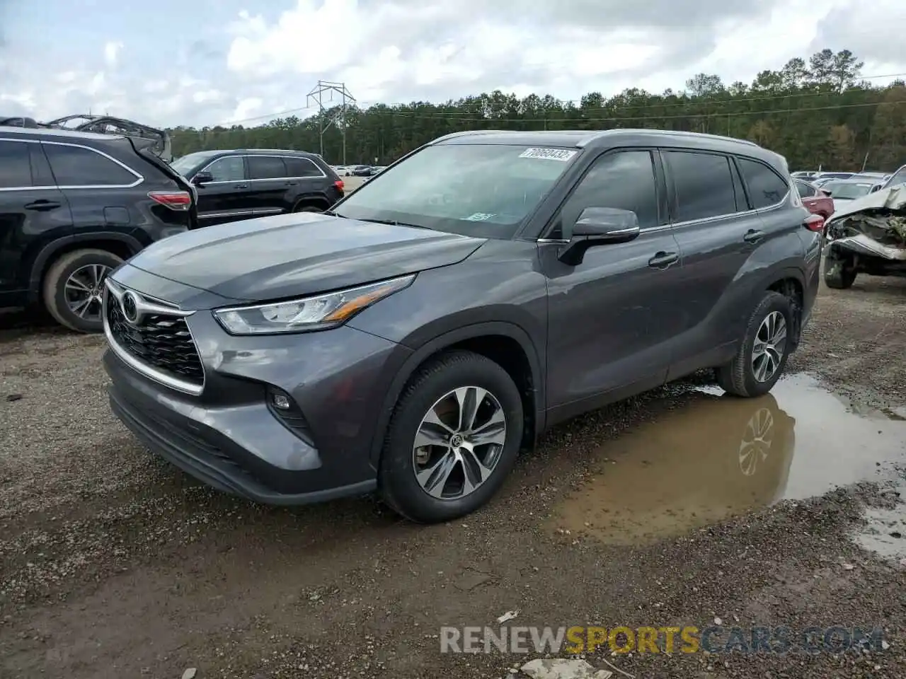 1 Photograph of a damaged car 5TDGZRBH2LS520892 TOYOTA HIGHLANDER 2020