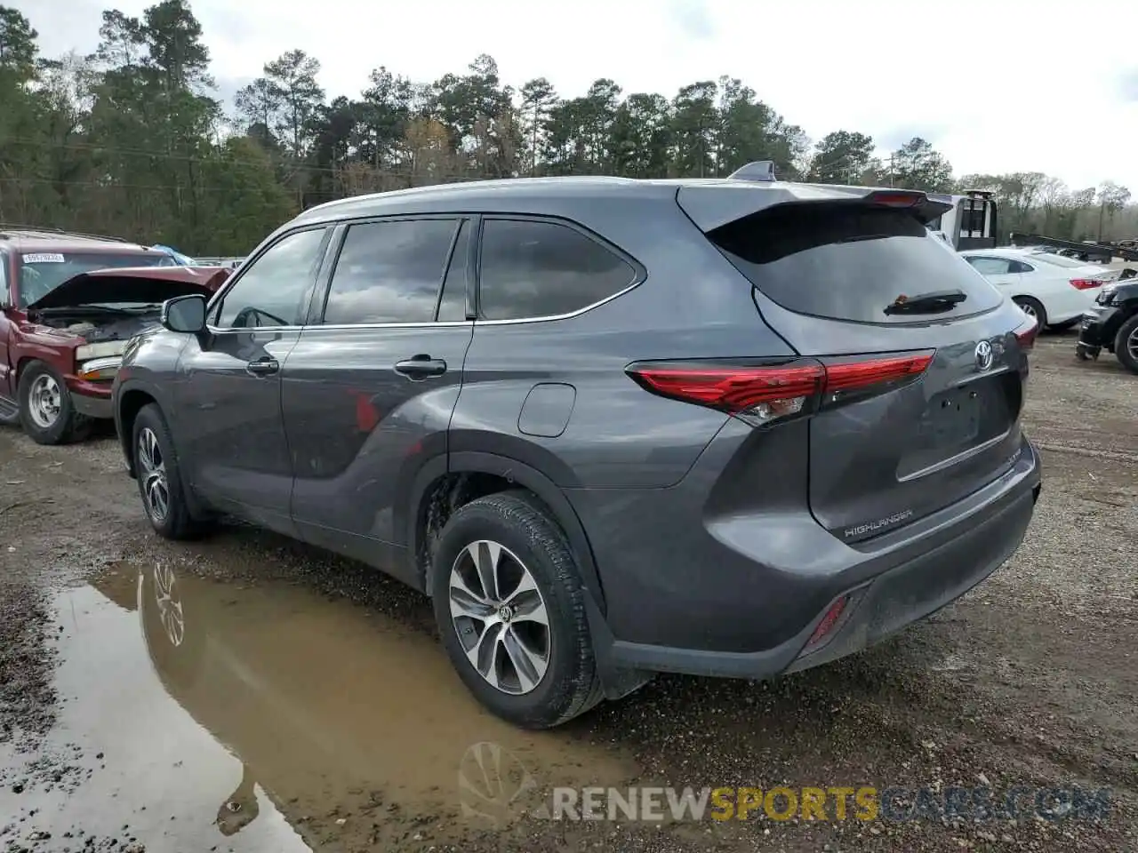 2 Photograph of a damaged car 5TDGZRBH2LS520892 TOYOTA HIGHLANDER 2020