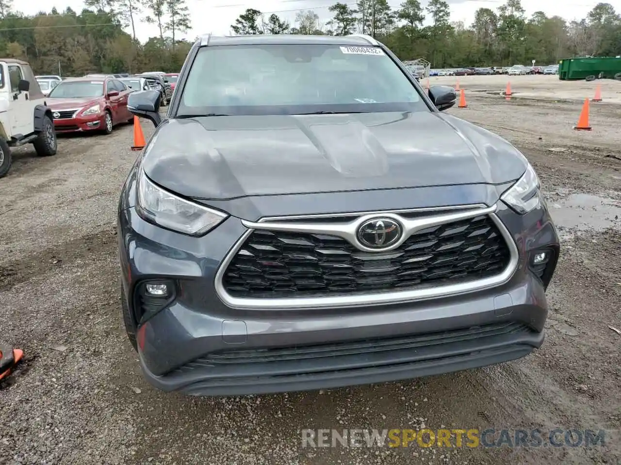 5 Photograph of a damaged car 5TDGZRBH2LS520892 TOYOTA HIGHLANDER 2020