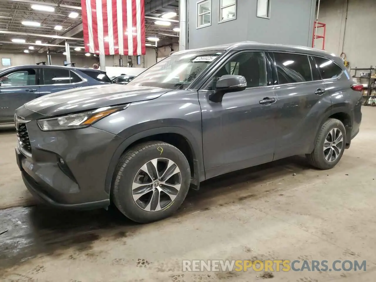 1 Photograph of a damaged car 5TDGZRBH3LS017789 TOYOTA HIGHLANDER 2020