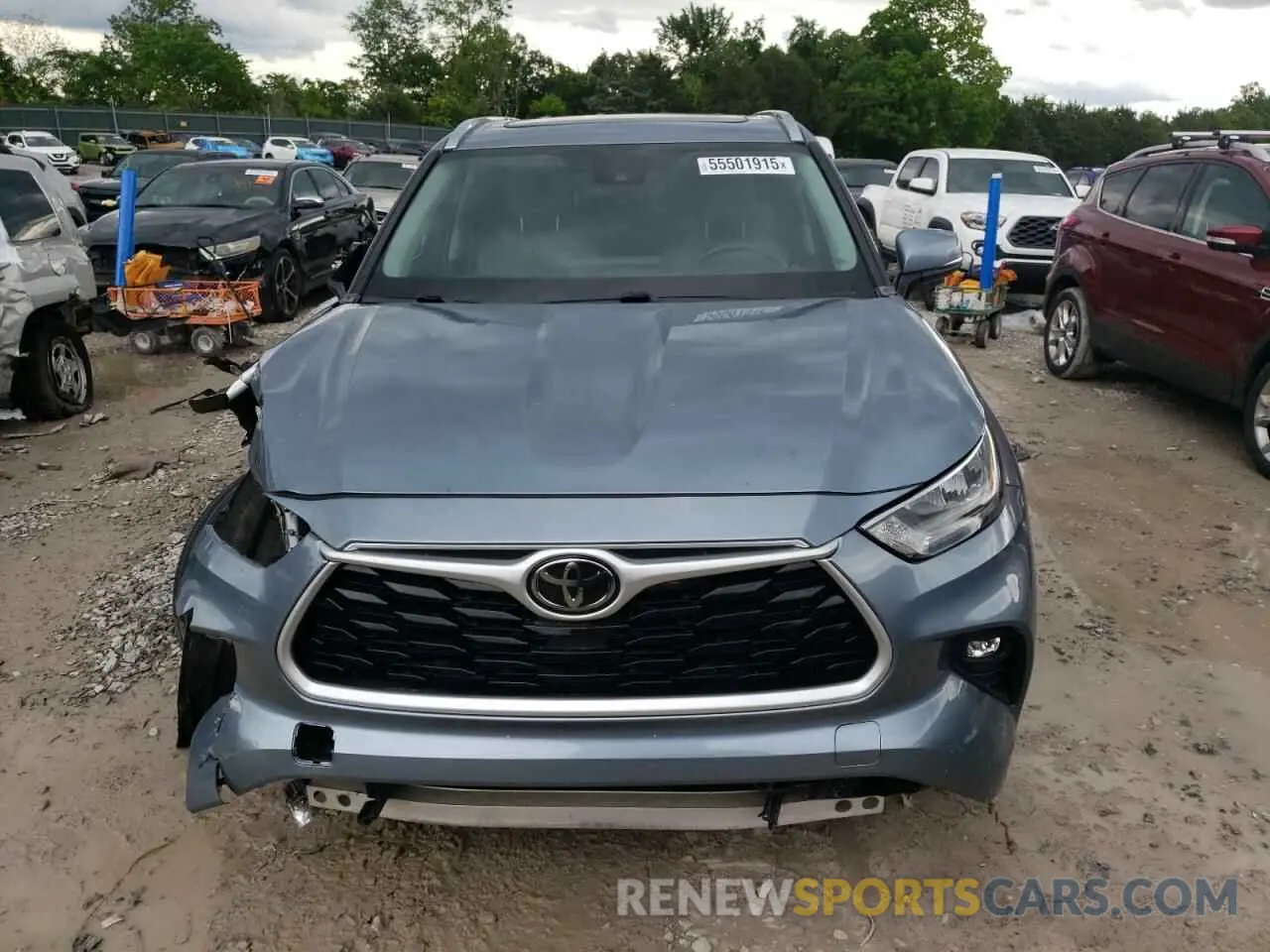5 Photograph of a damaged car 5TDGZRBH3LS024631 TOYOTA HIGHLANDER 2020