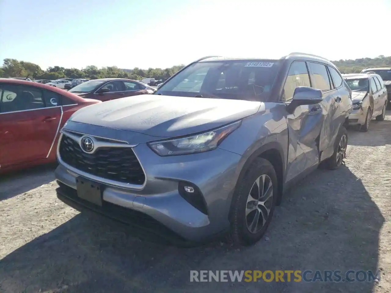 2 Photograph of a damaged car 5TDGZRBH3LS040912 TOYOTA HIGHLANDER 2020