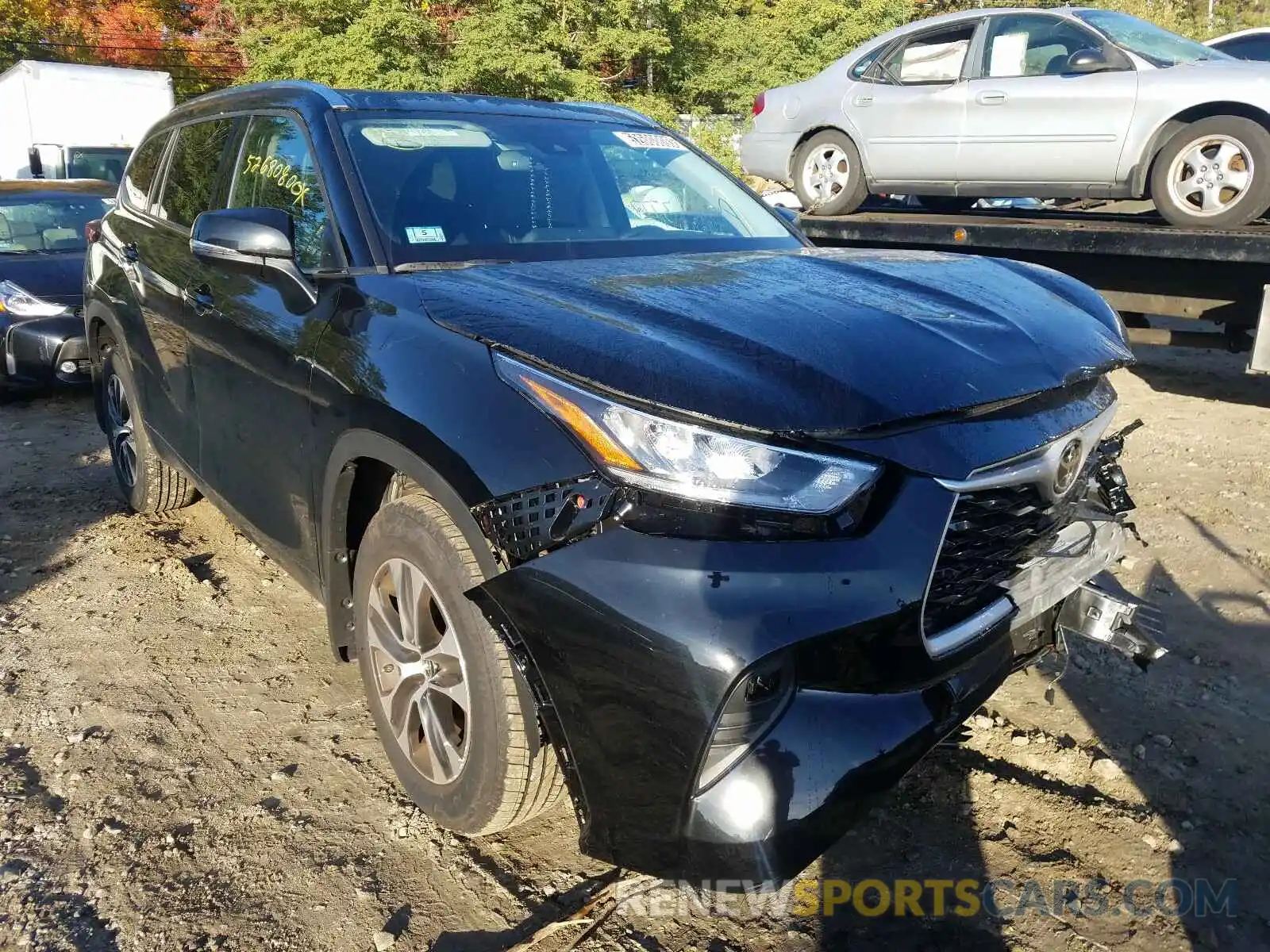 1 Photograph of a damaged car 5TDGZRBH3LS511408 TOYOTA HIGHLANDER 2020