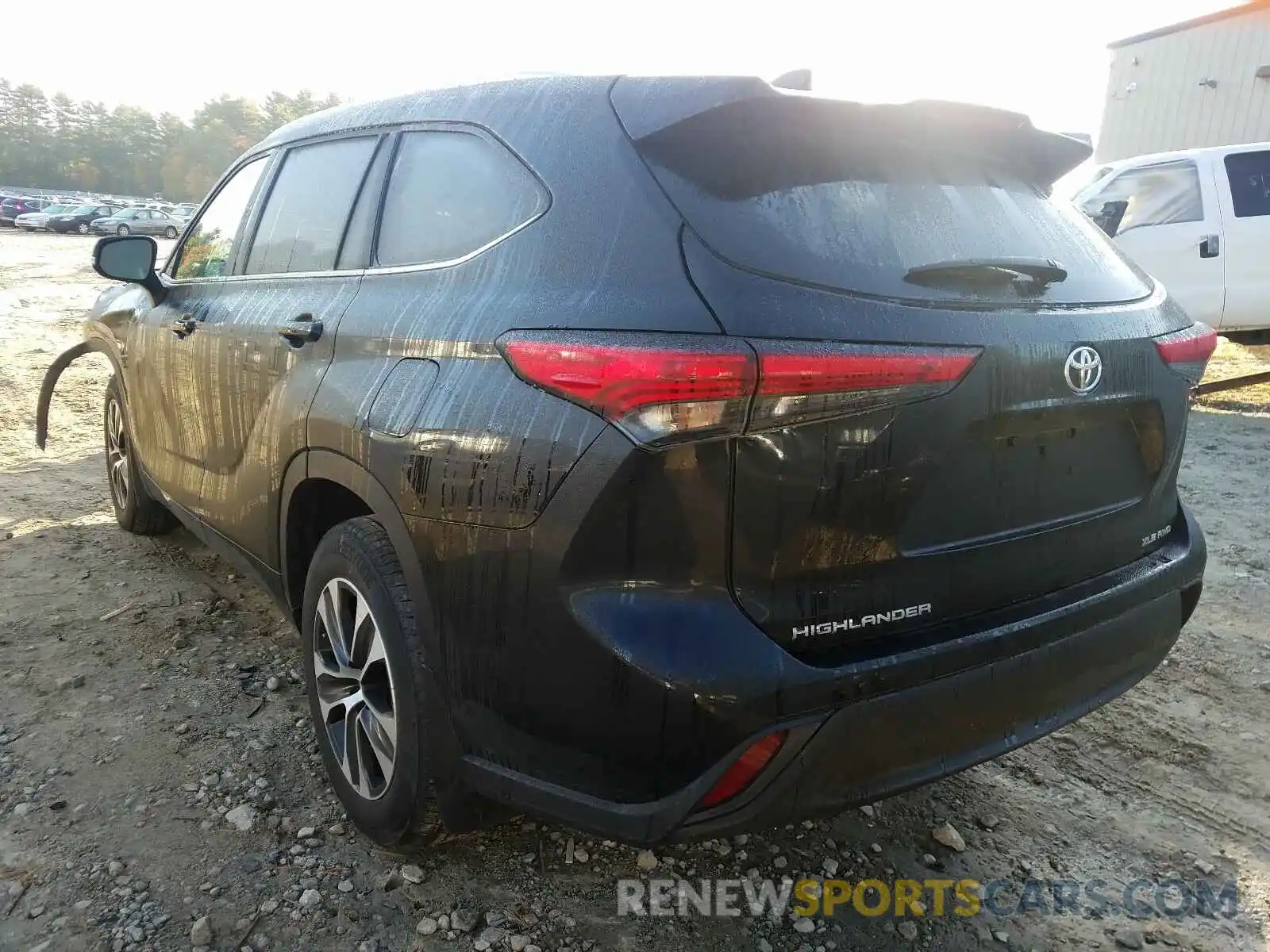 3 Photograph of a damaged car 5TDGZRBH3LS511408 TOYOTA HIGHLANDER 2020