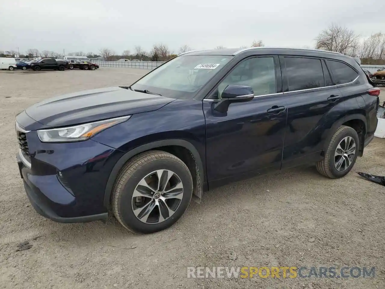 1 Photograph of a damaged car 5TDGZRBH3LS522635 TOYOTA HIGHLANDER 2020