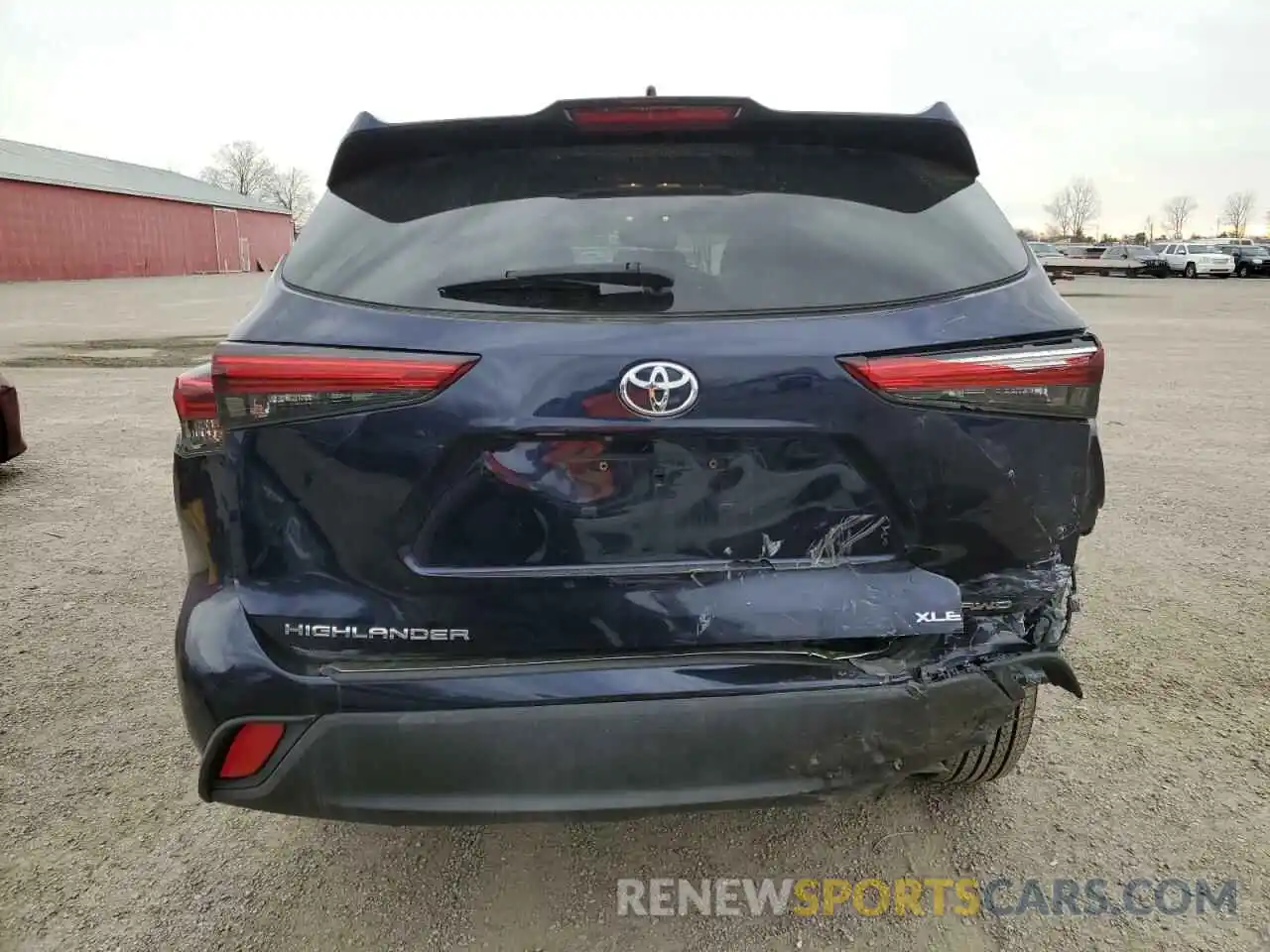 6 Photograph of a damaged car 5TDGZRBH3LS522635 TOYOTA HIGHLANDER 2020