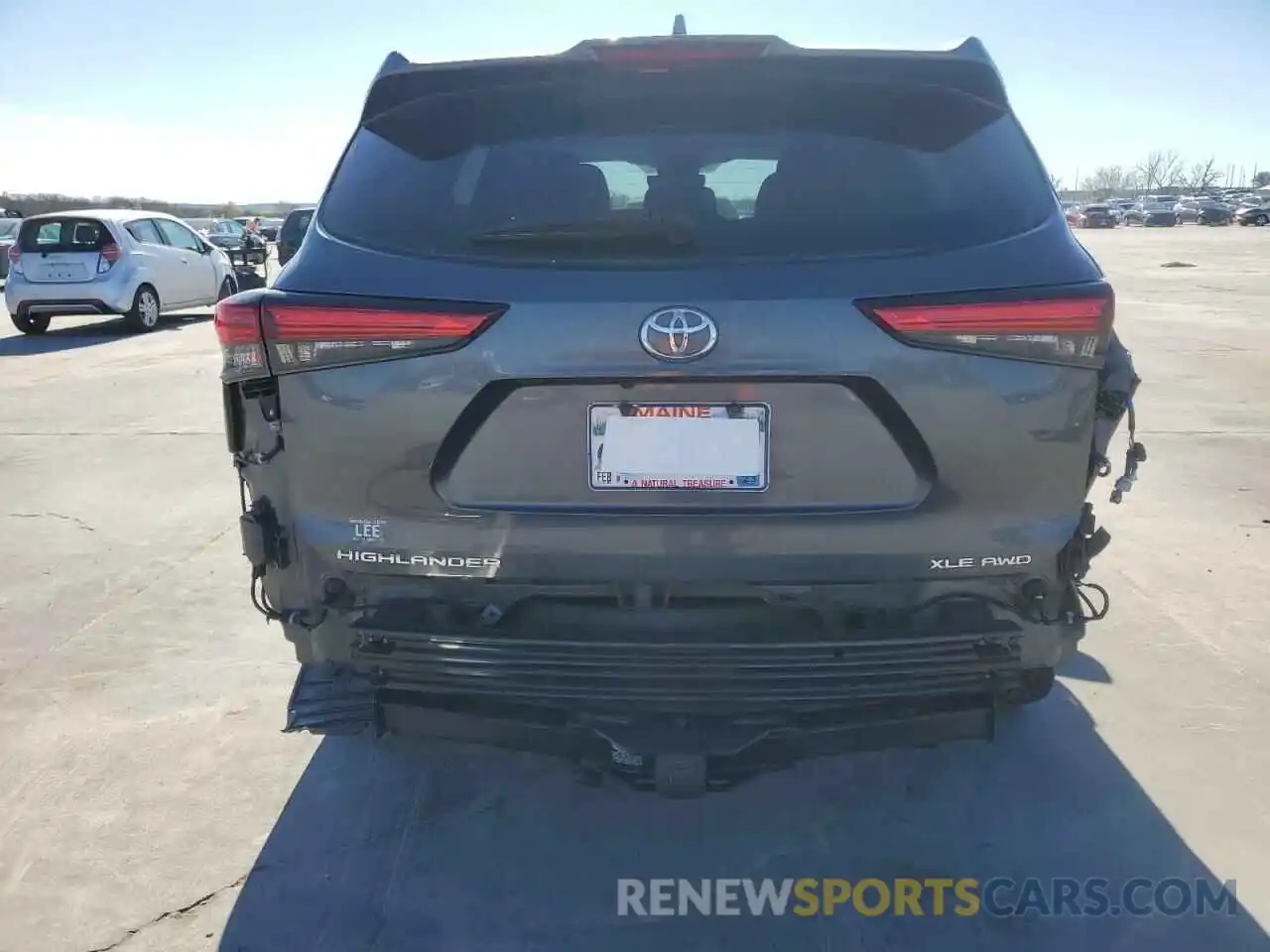 6 Photograph of a damaged car 5TDGZRBH4LS005747 TOYOTA HIGHLANDER 2020