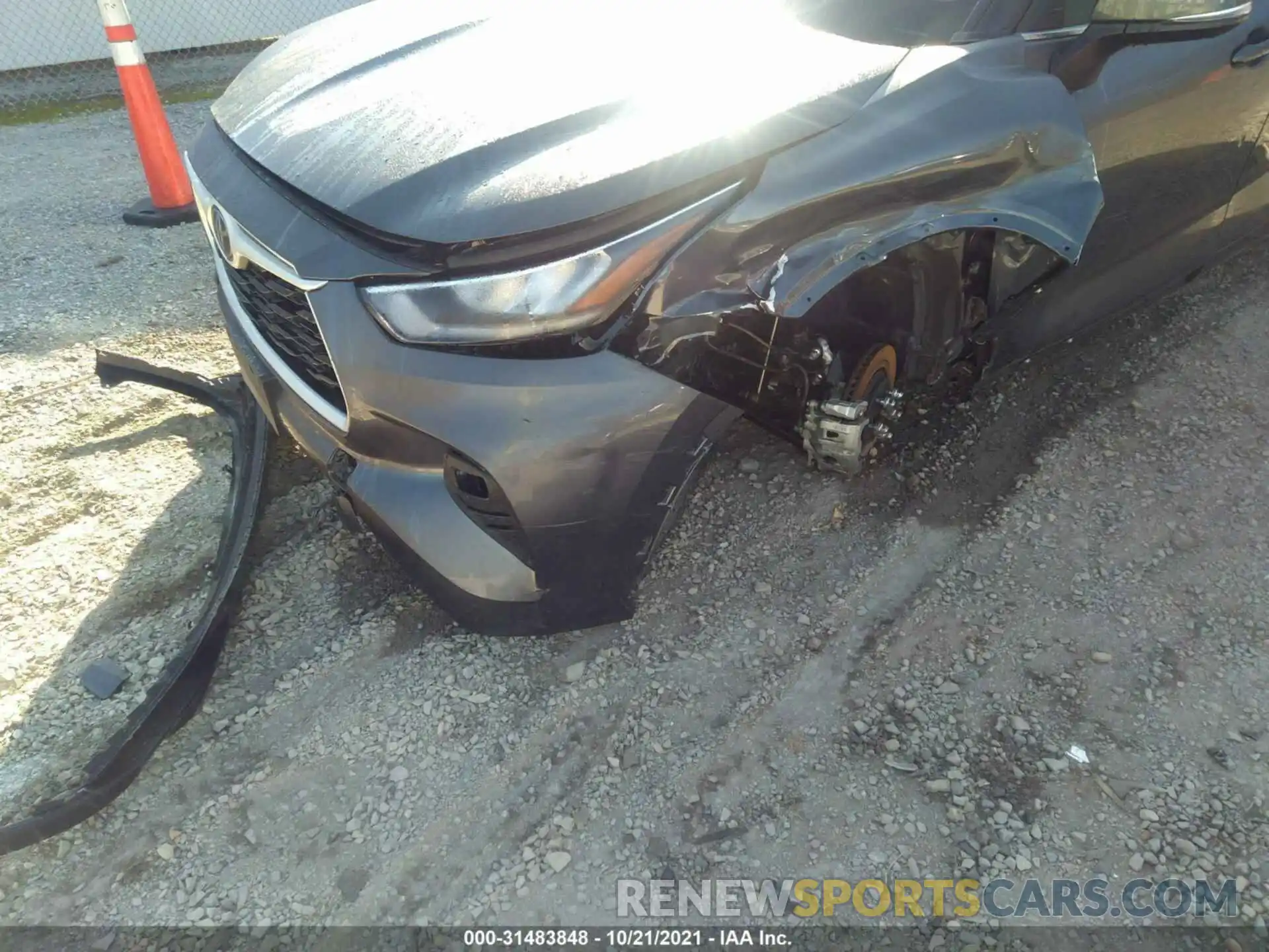 6 Photograph of a damaged car 5TDGZRBH4LS006123 TOYOTA HIGHLANDER 2020