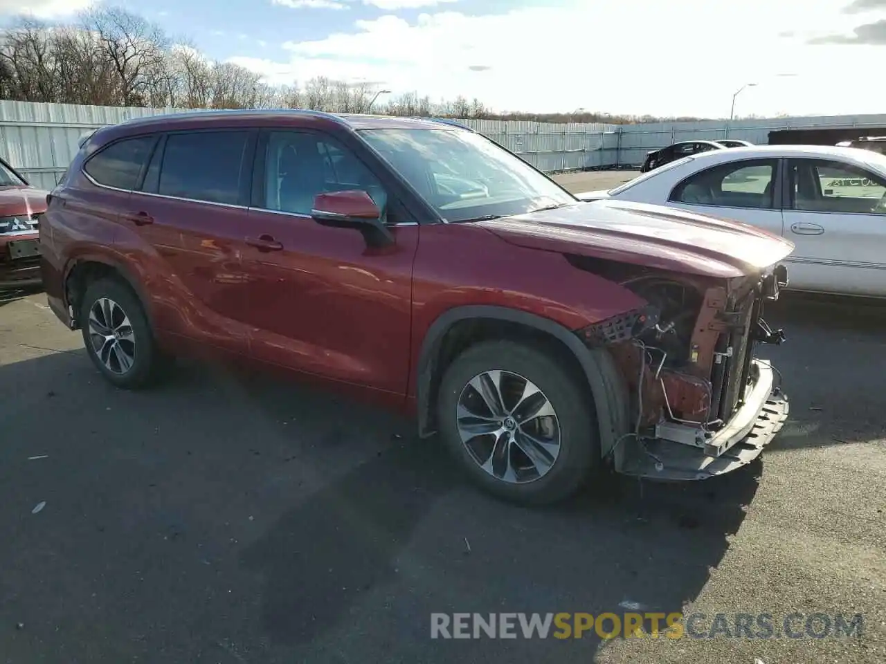 4 Photograph of a damaged car 5TDGZRBH4LS007868 TOYOTA HIGHLANDER 2020