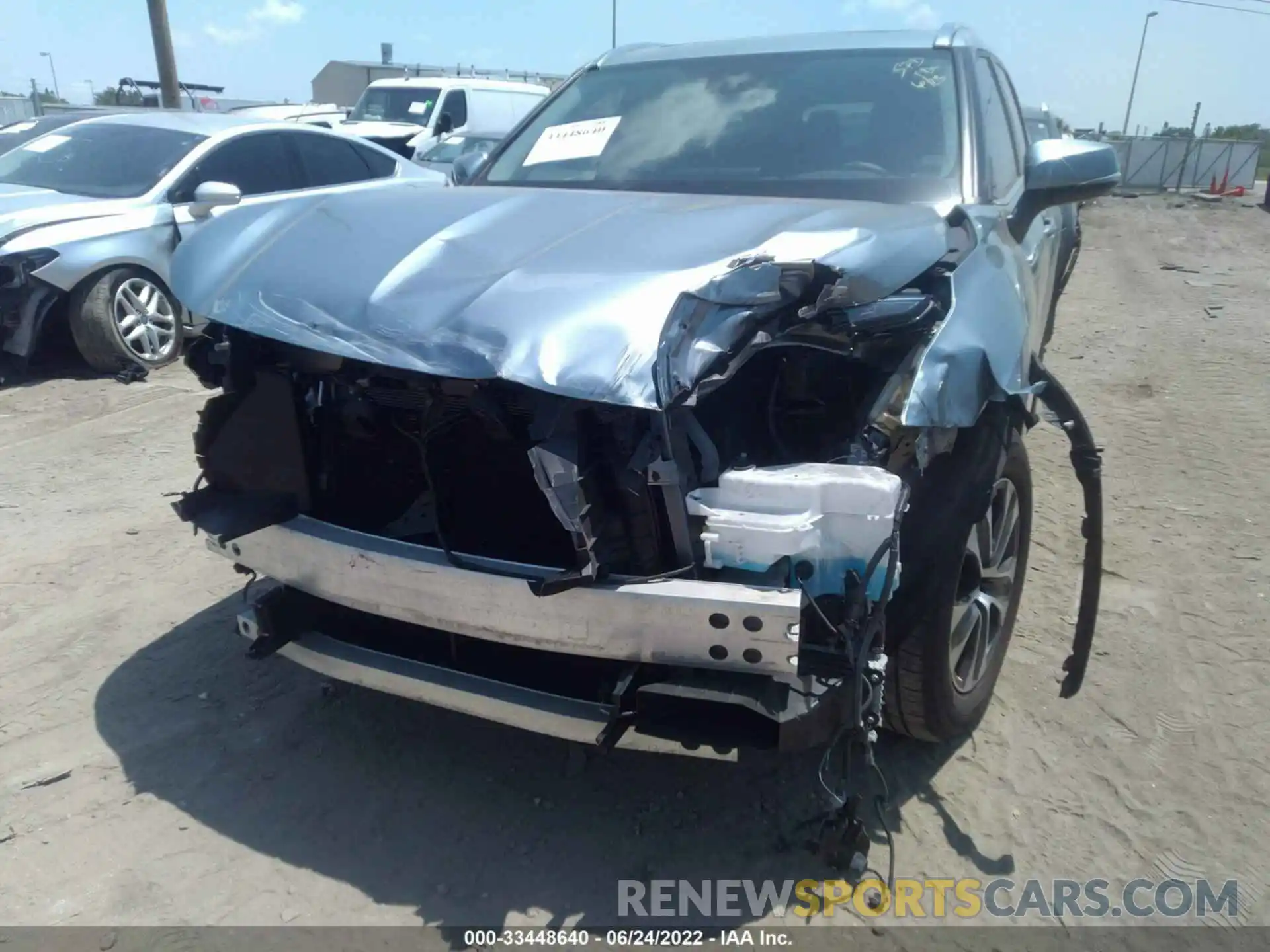 6 Photograph of a damaged car 5TDGZRBH4LS040496 TOYOTA HIGHLANDER 2020