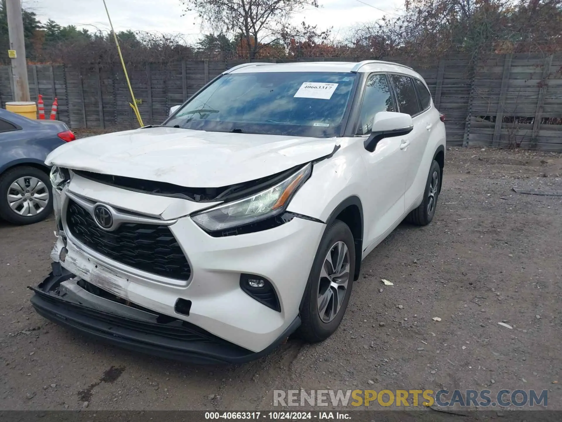 2 Photograph of a damaged car 5TDGZRBH4LS043897 TOYOTA HIGHLANDER 2020