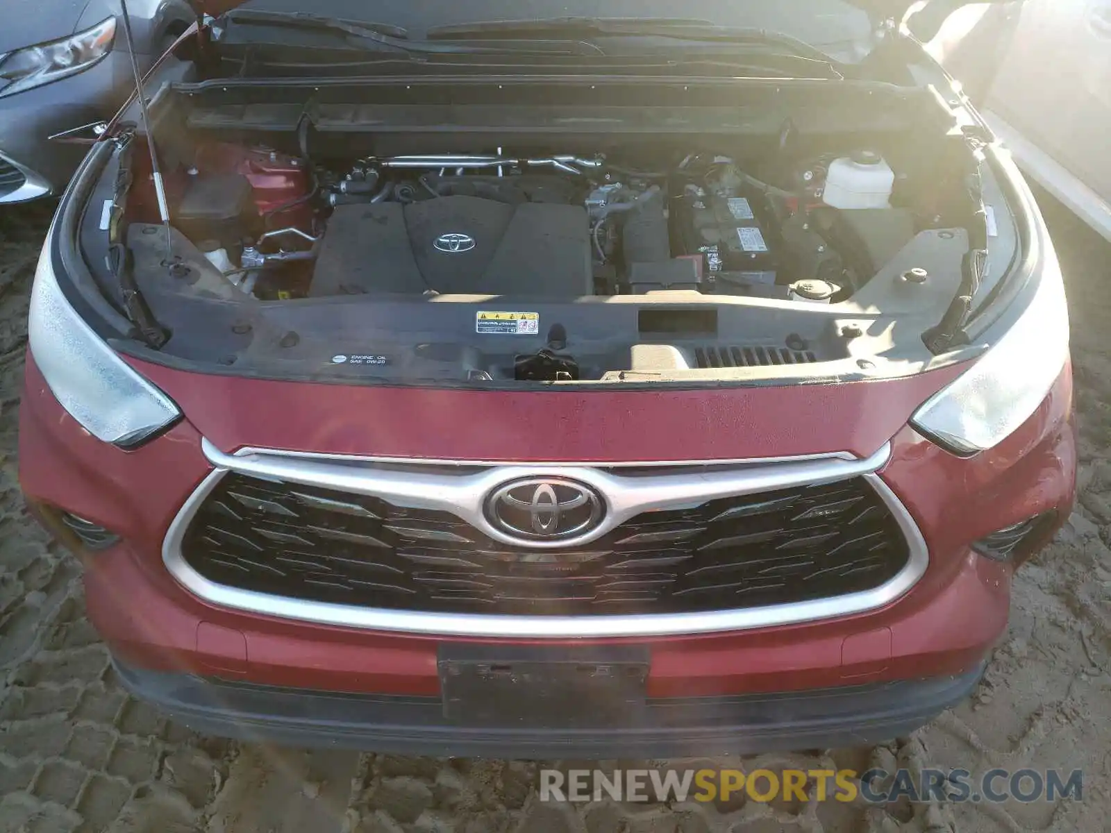 7 Photograph of a damaged car 5TDGZRBH5LS005675 TOYOTA HIGHLANDER 2020