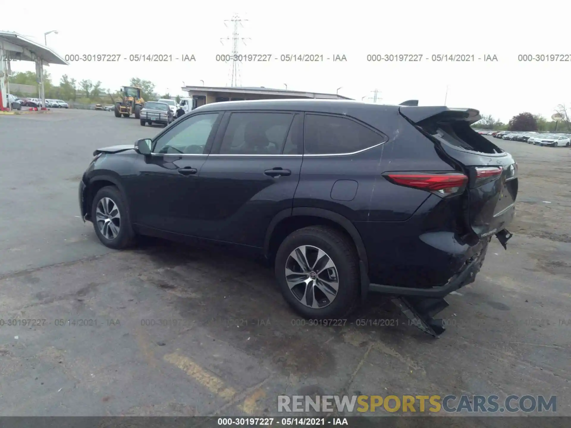 3 Photograph of a damaged car 5TDGZRBH5LS022363 TOYOTA HIGHLANDER 2020