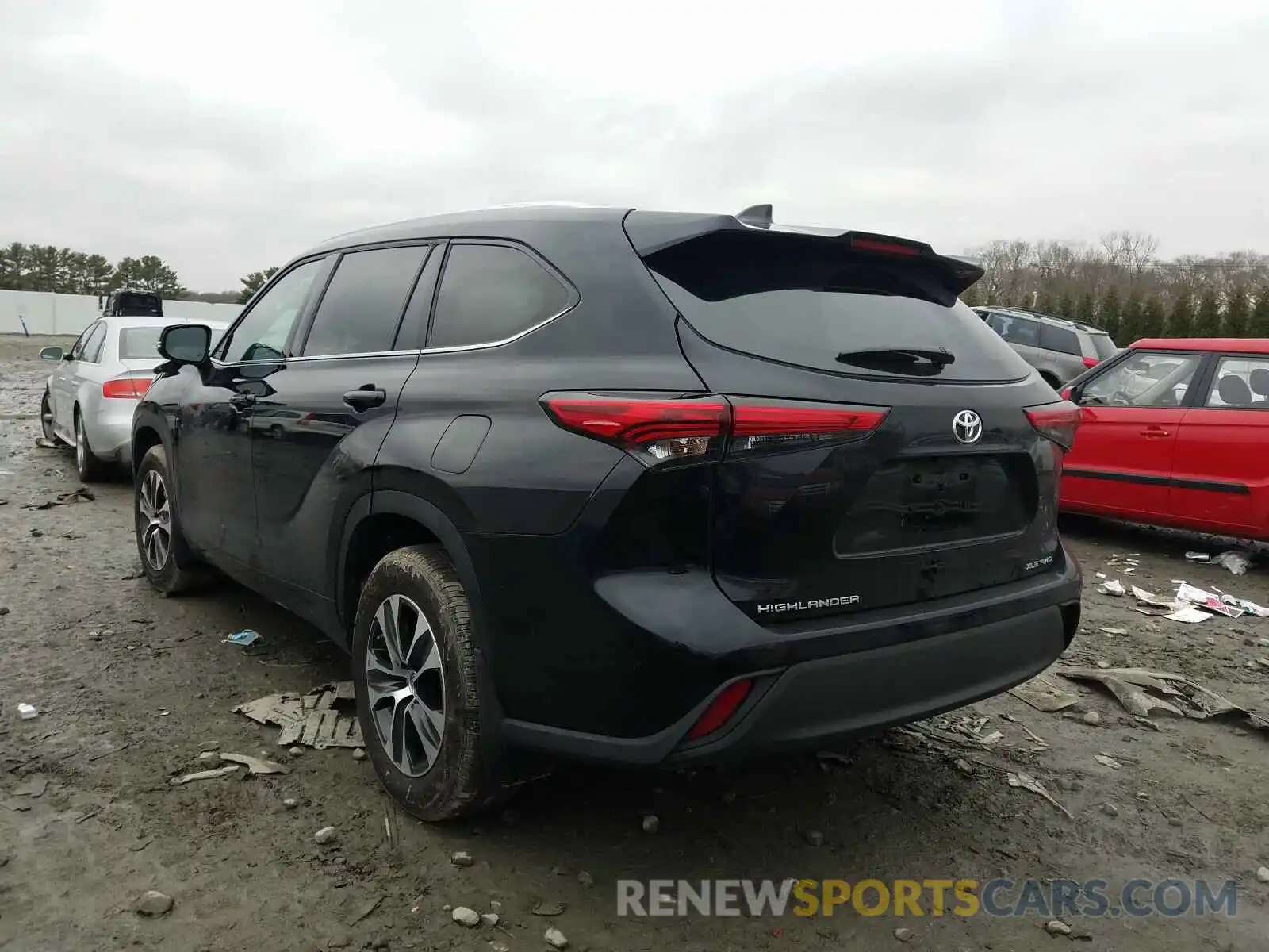 3 Photograph of a damaged car 5TDGZRBH5LS508428 TOYOTA HIGHLANDER 2020