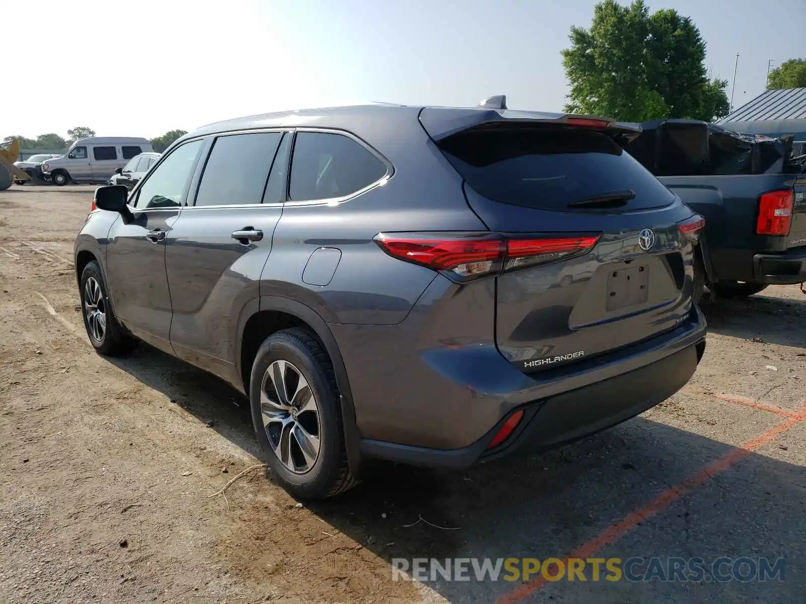 3 Photograph of a damaged car 5TDGZRBH6LS020363 TOYOTA HIGHLANDER 2020