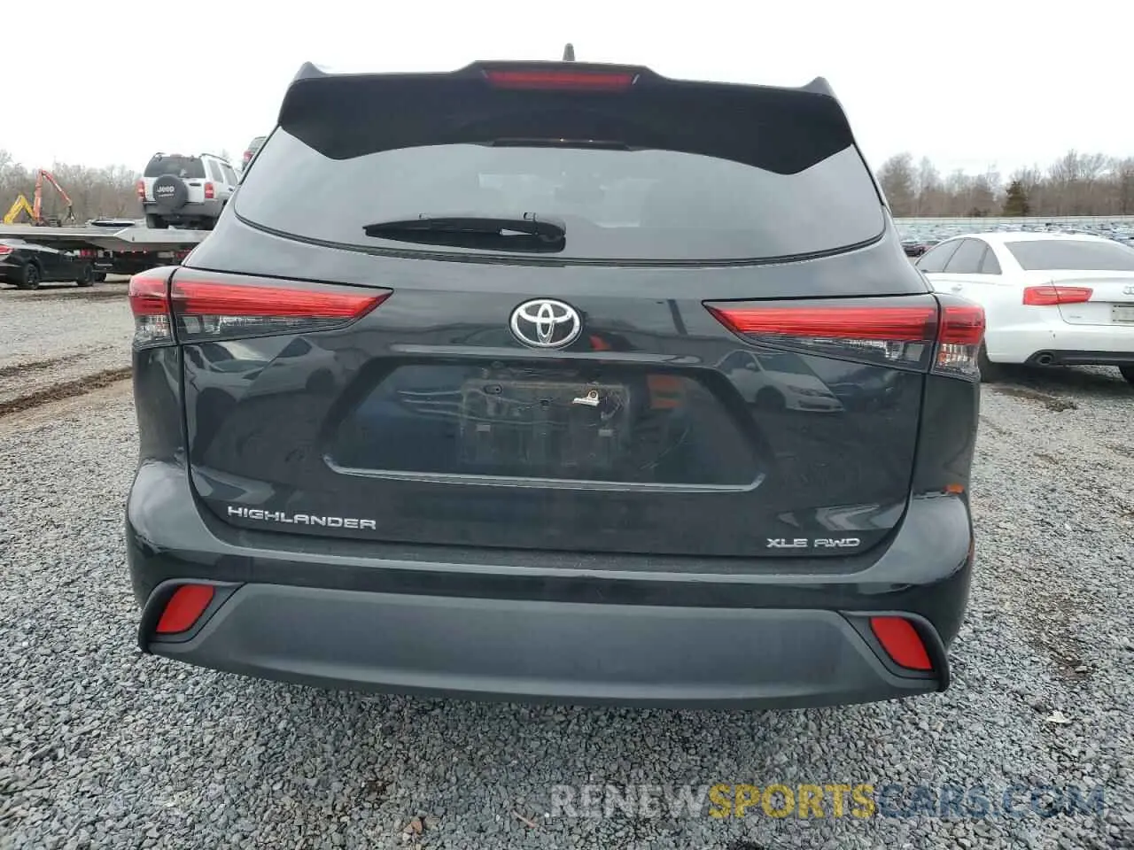 6 Photograph of a damaged car 5TDGZRBH6LS035607 TOYOTA HIGHLANDER 2020