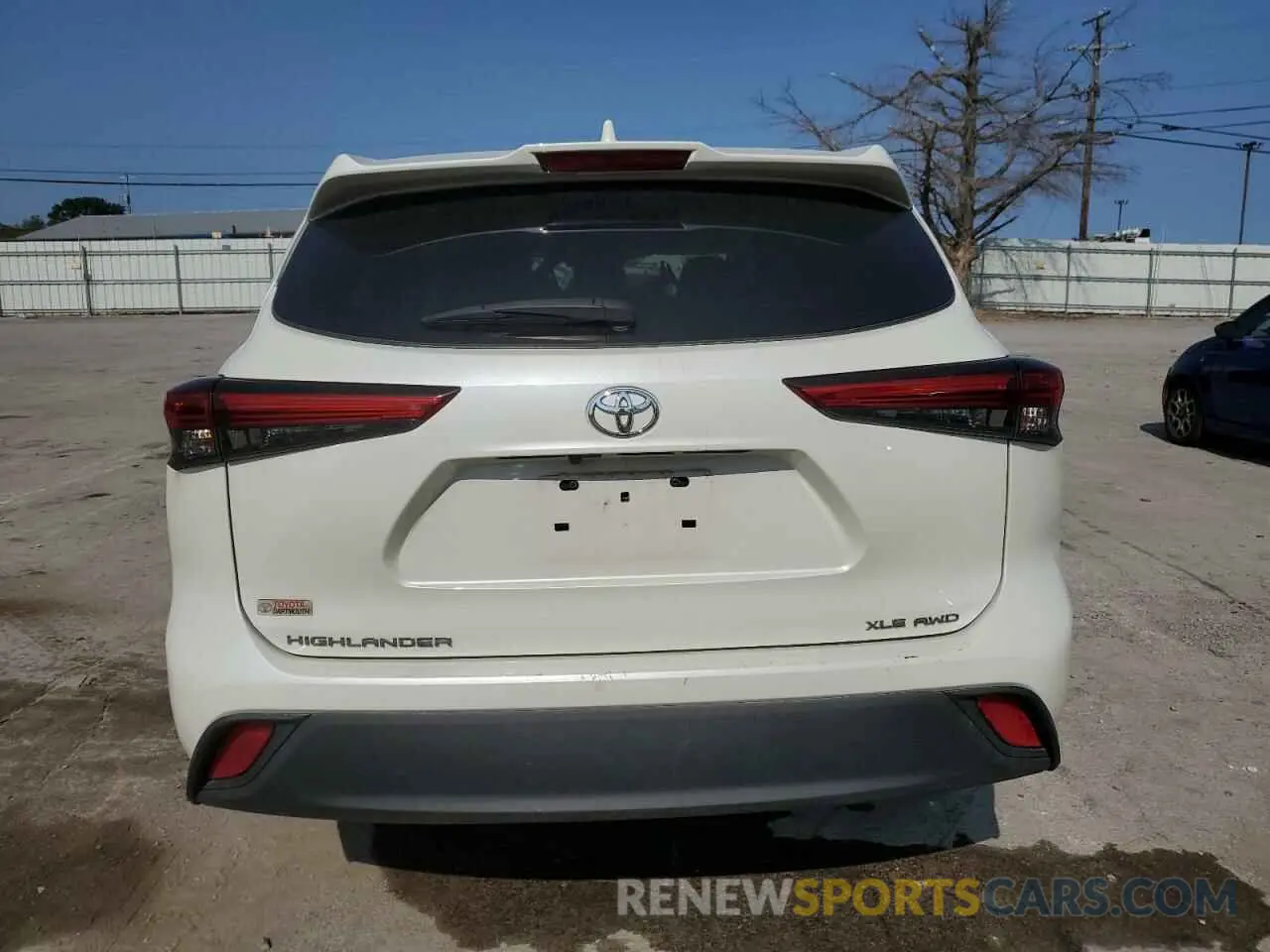 6 Photograph of a damaged car 5TDGZRBH6LS505215 TOYOTA HIGHLANDER 2020