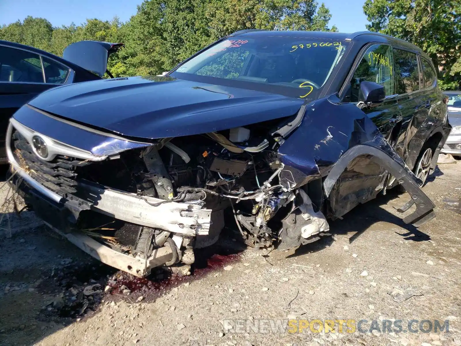 9 Photograph of a damaged car 5TDGZRBH6LS519096 TOYOTA HIGHLANDER 2020