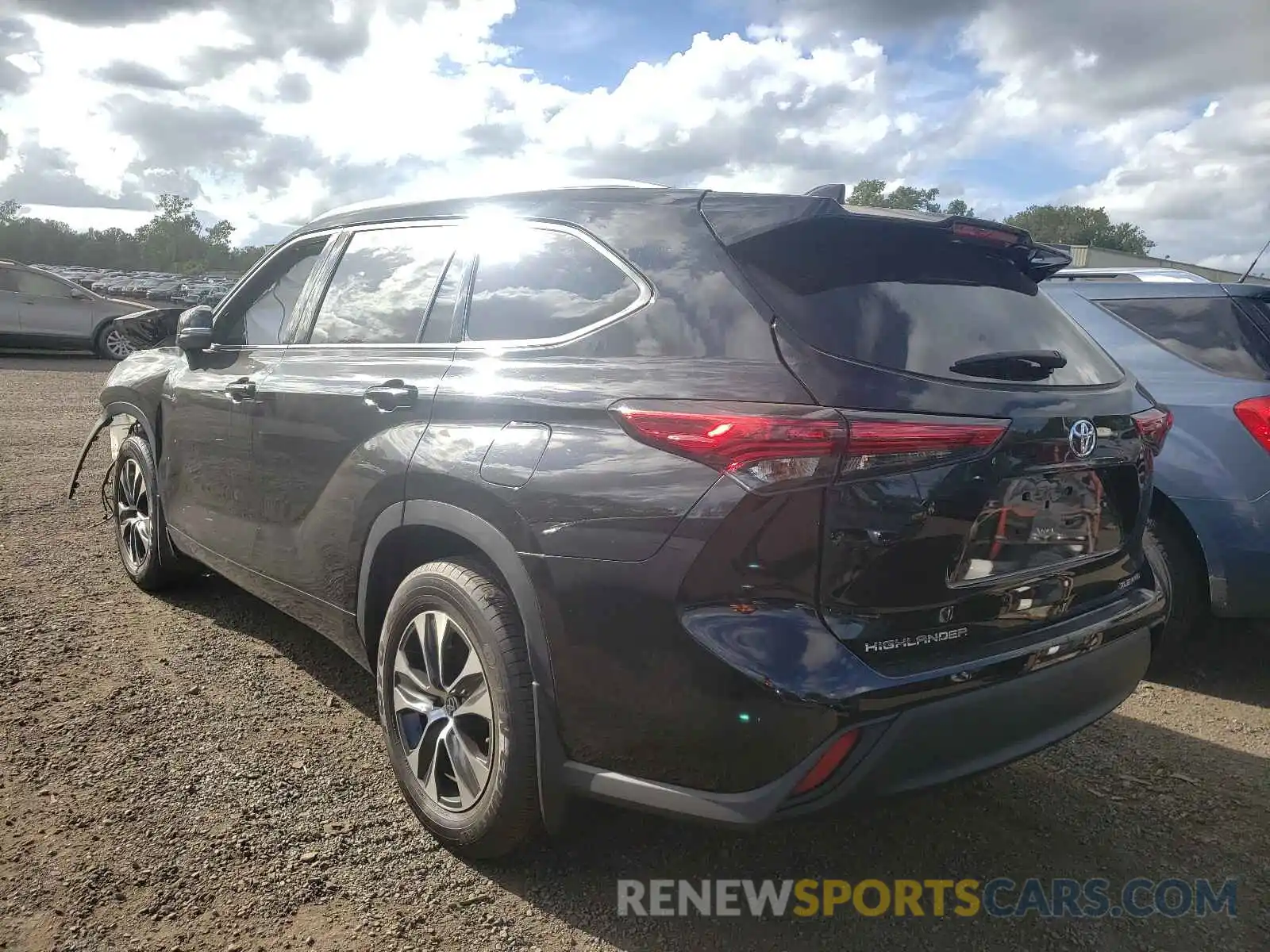 3 Photograph of a damaged car 5TDGZRBH7LS032912 TOYOTA HIGHLANDER 2020