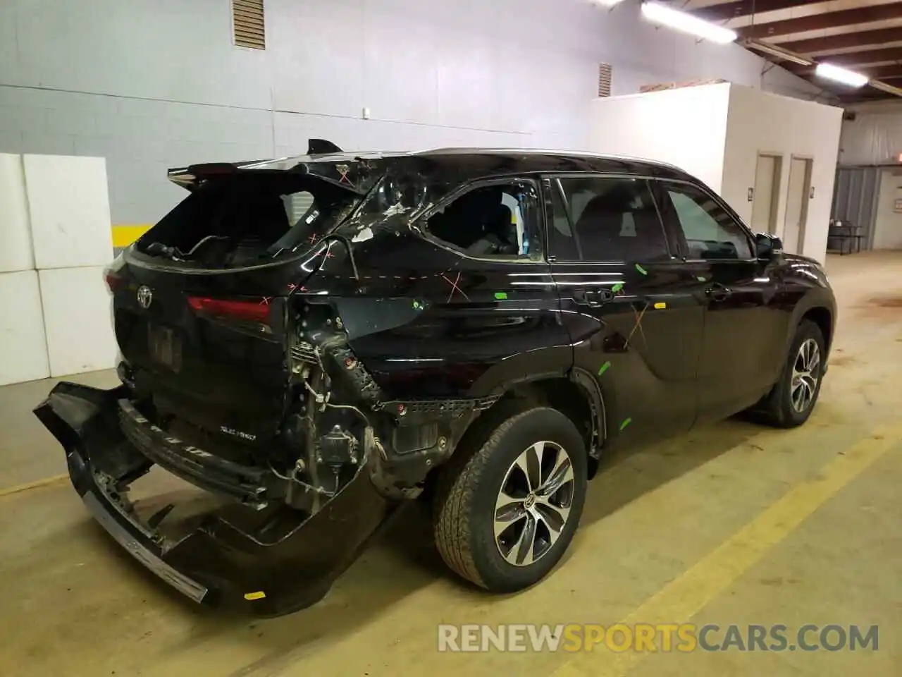 9 Photograph of a damaged car 5TDGZRBH7LS515042 TOYOTA HIGHLANDER 2020