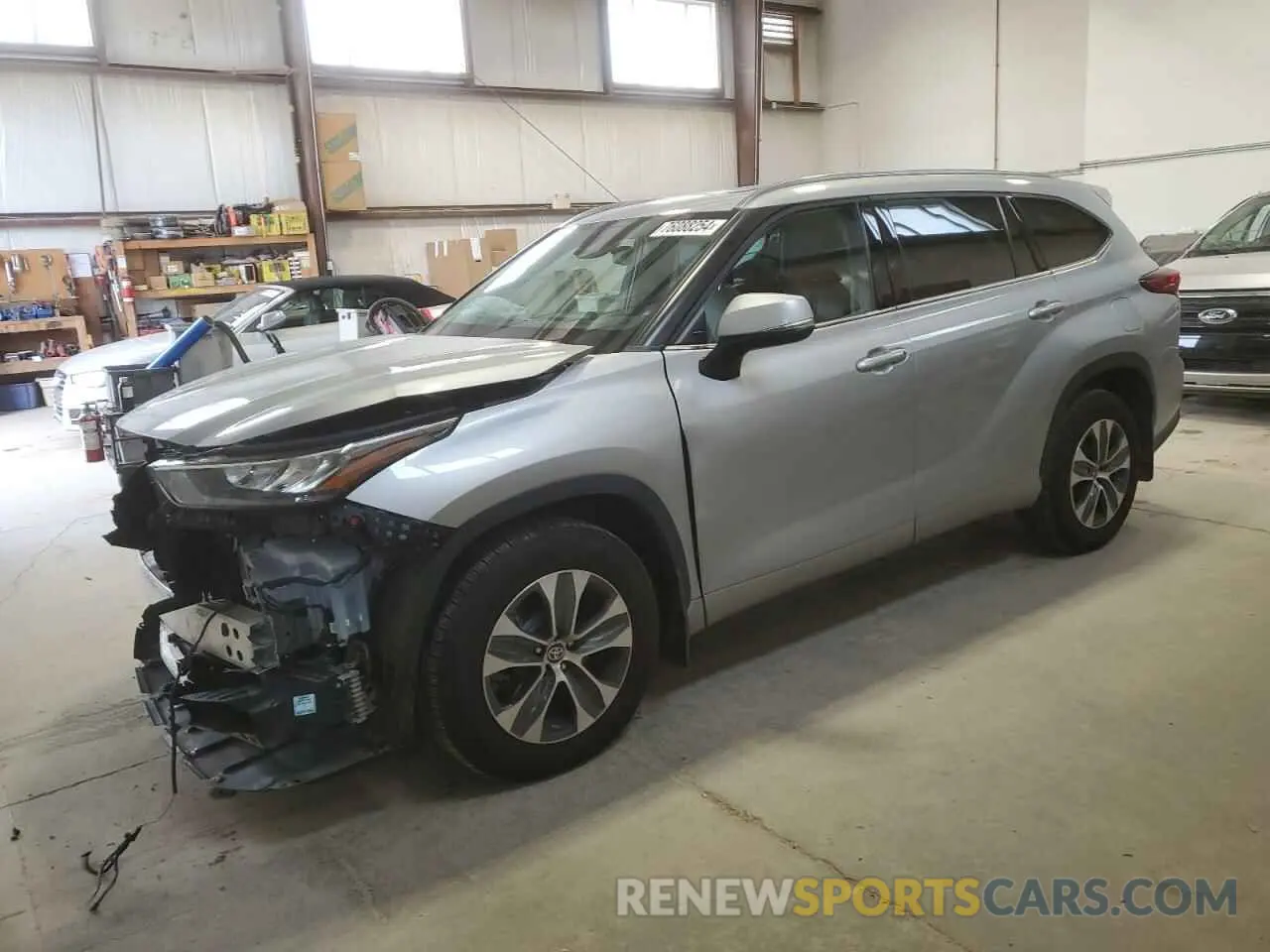 1 Photograph of a damaged car 5TDGZRBH8LS004925 TOYOTA HIGHLANDER 2020