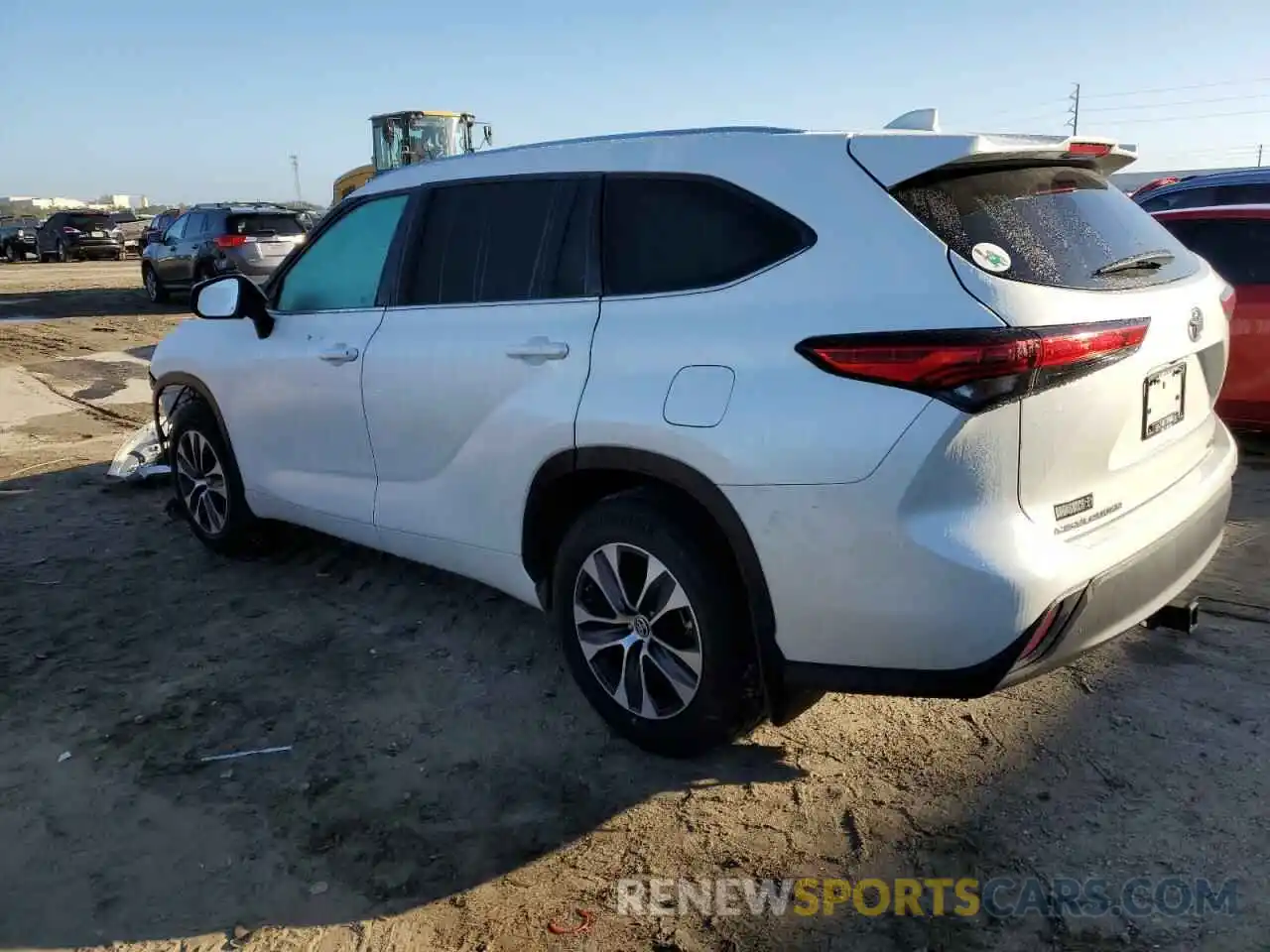 2 Photograph of a damaged car 5TDGZRBH8LS034779 TOYOTA HIGHLANDER 2020