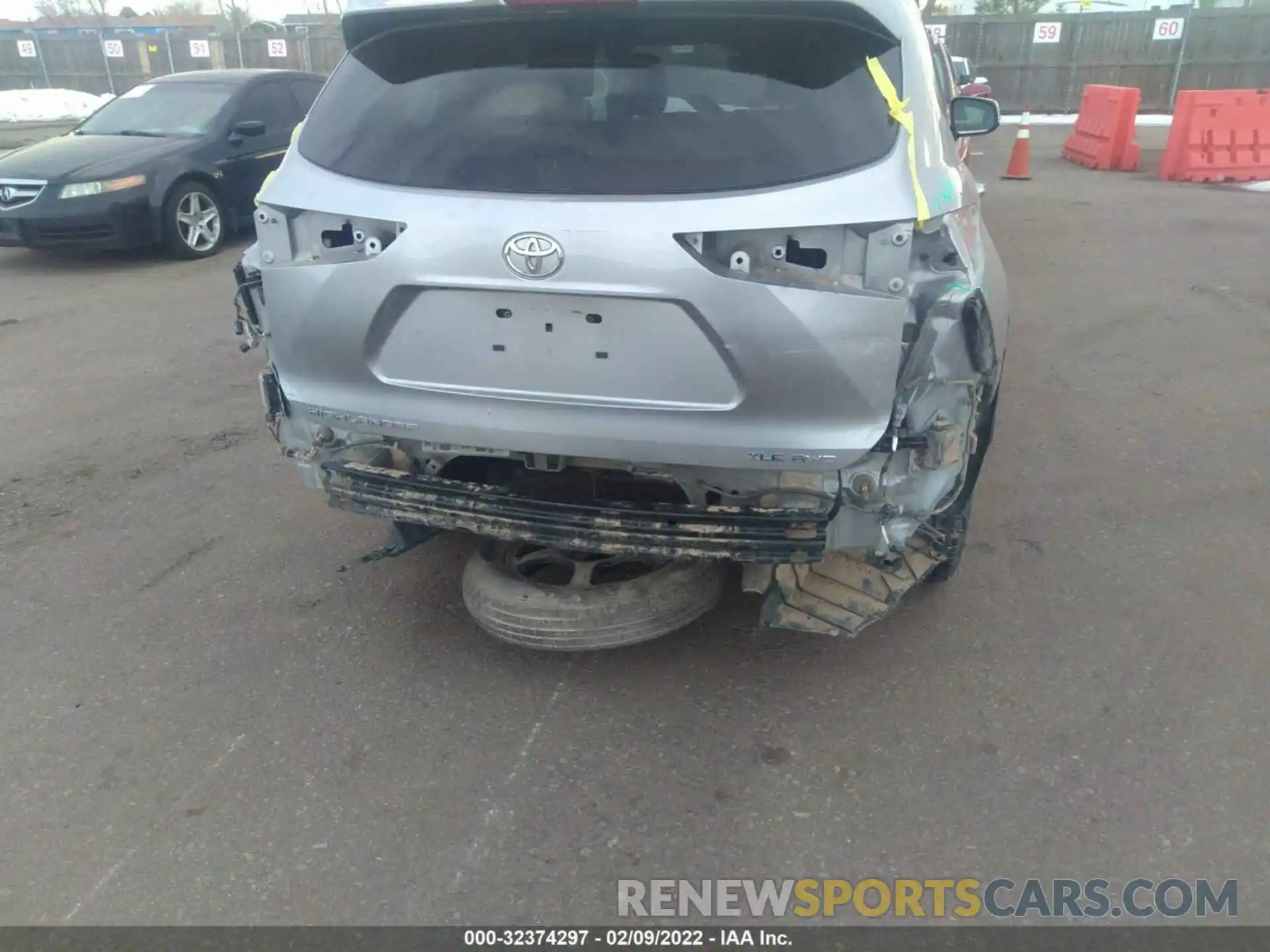 6 Photograph of a damaged car 5TDGZRBH8LS500209 TOYOTA HIGHLANDER 2020