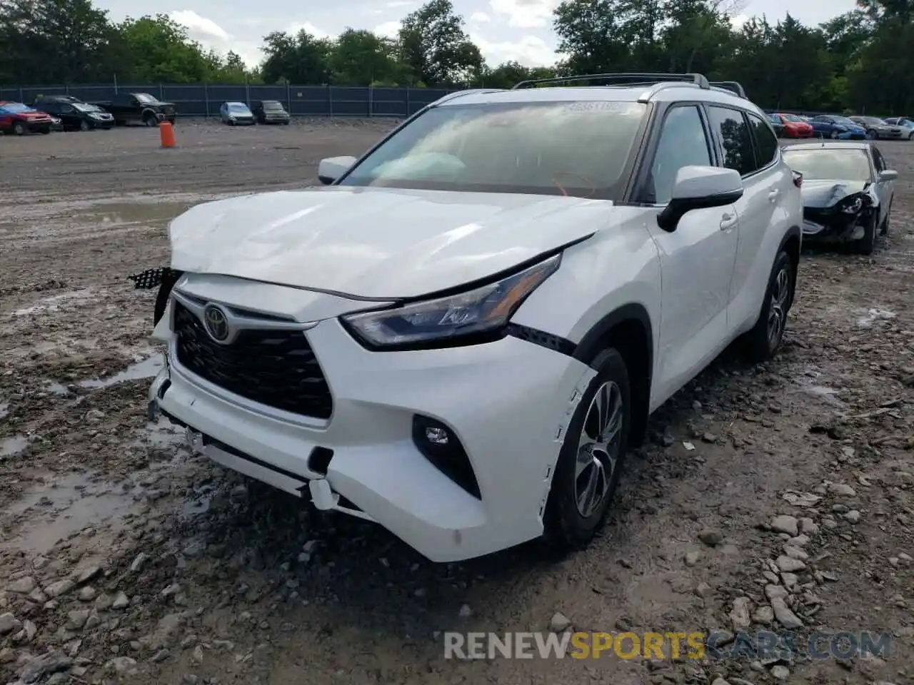 2 Photograph of a damaged car 5TDGZRBHXLS051549 TOYOTA HIGHLANDER 2020