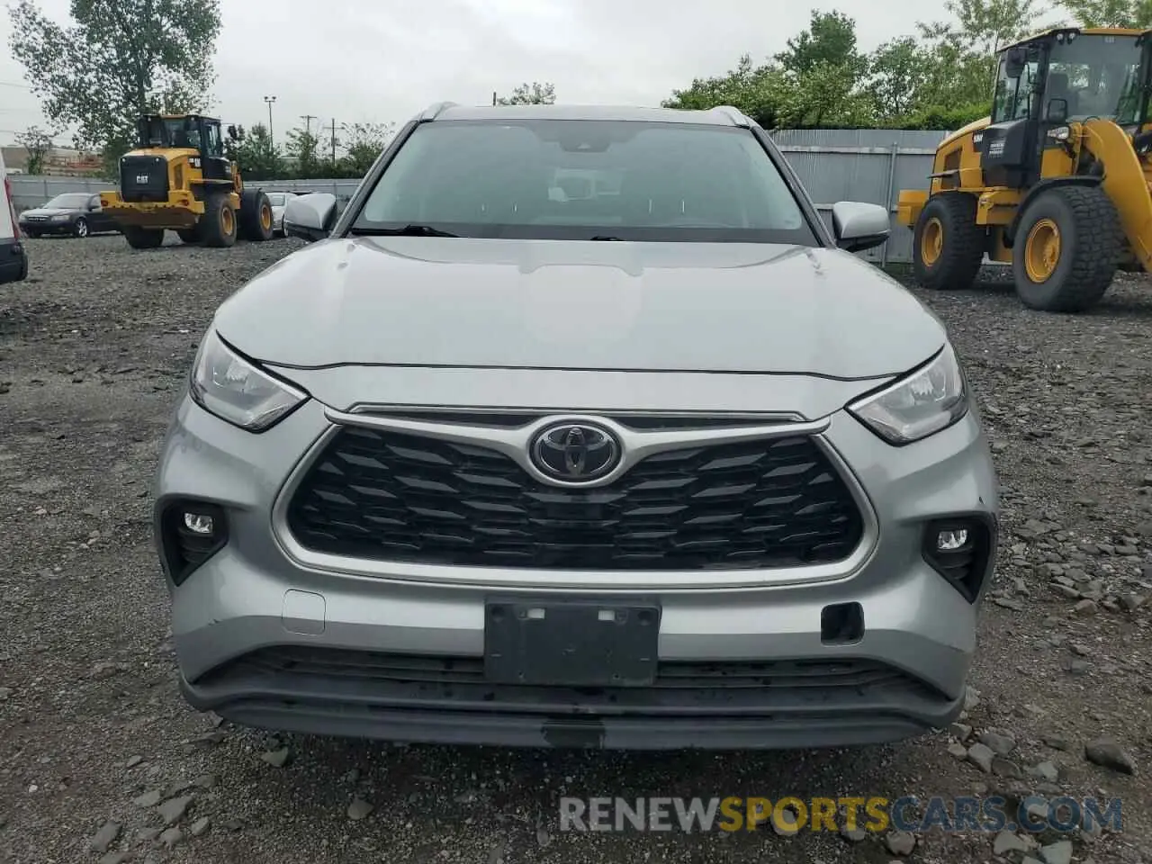 5 Photograph of a damaged car 5TDGZRBHXLS504665 TOYOTA HIGHLANDER 2020