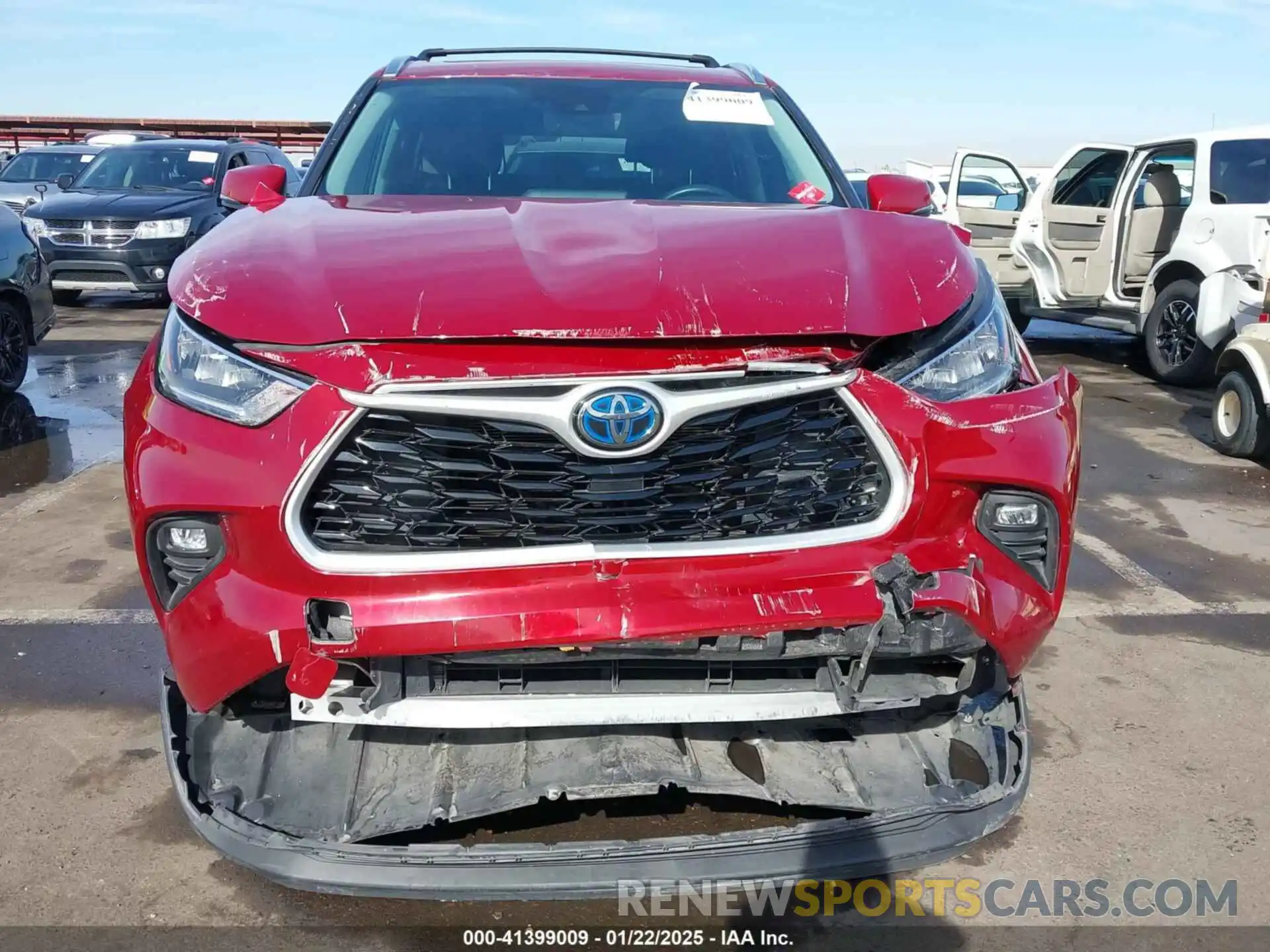 12 Photograph of a damaged car 5TDHARAHXLS501925 TOYOTA HIGHLANDER 2020