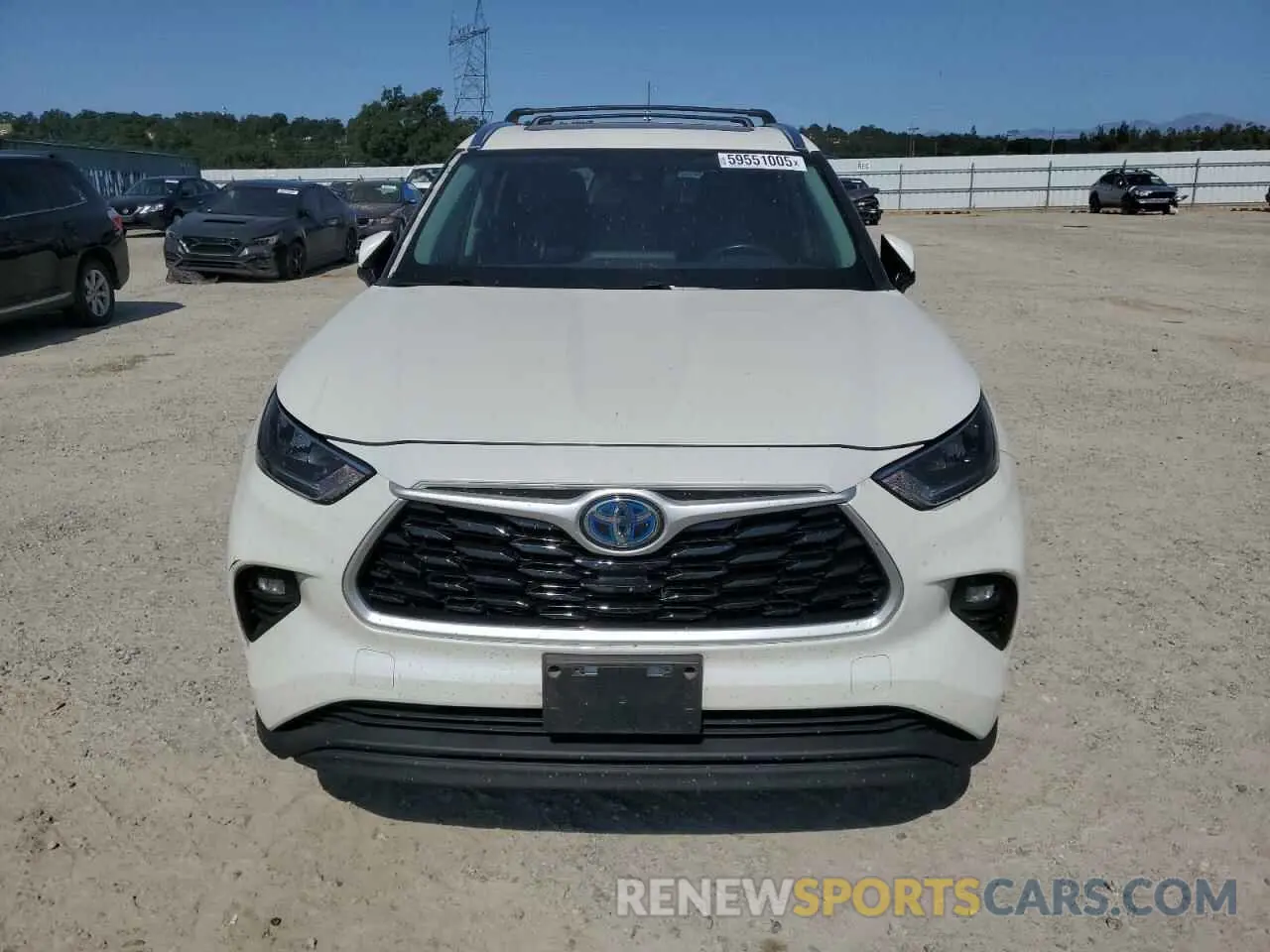 5 Photograph of a damaged car 5TDHBRCH2LS508457 TOYOTA HIGHLANDER 2020