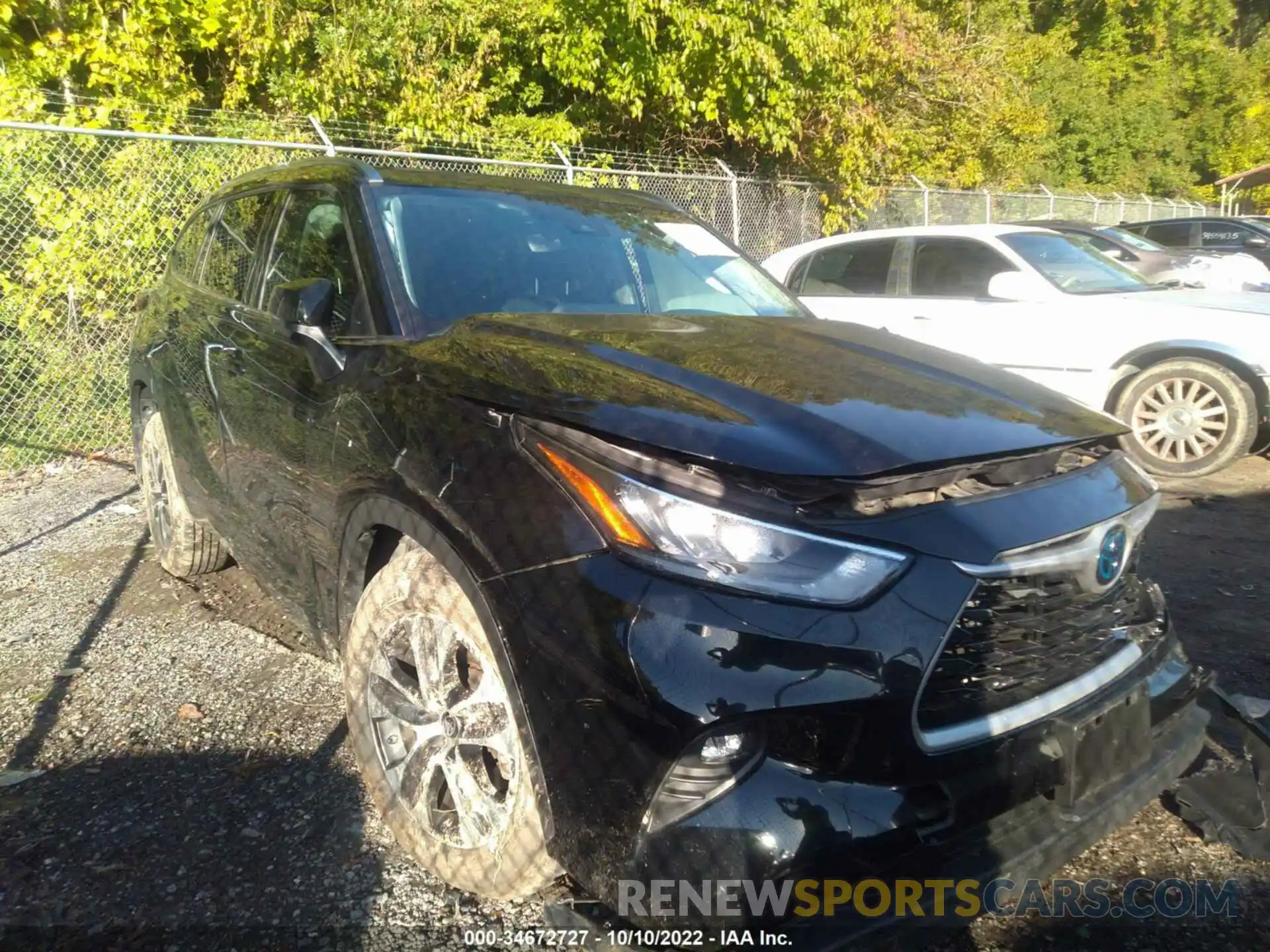 1 Photograph of a damaged car 5TDHBRCH4LS513076 TOYOTA HIGHLANDER 2020