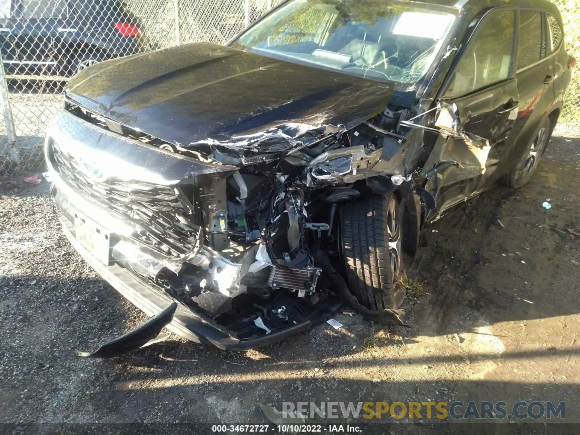 6 Photograph of a damaged car 5TDHBRCH4LS513076 TOYOTA HIGHLANDER 2020