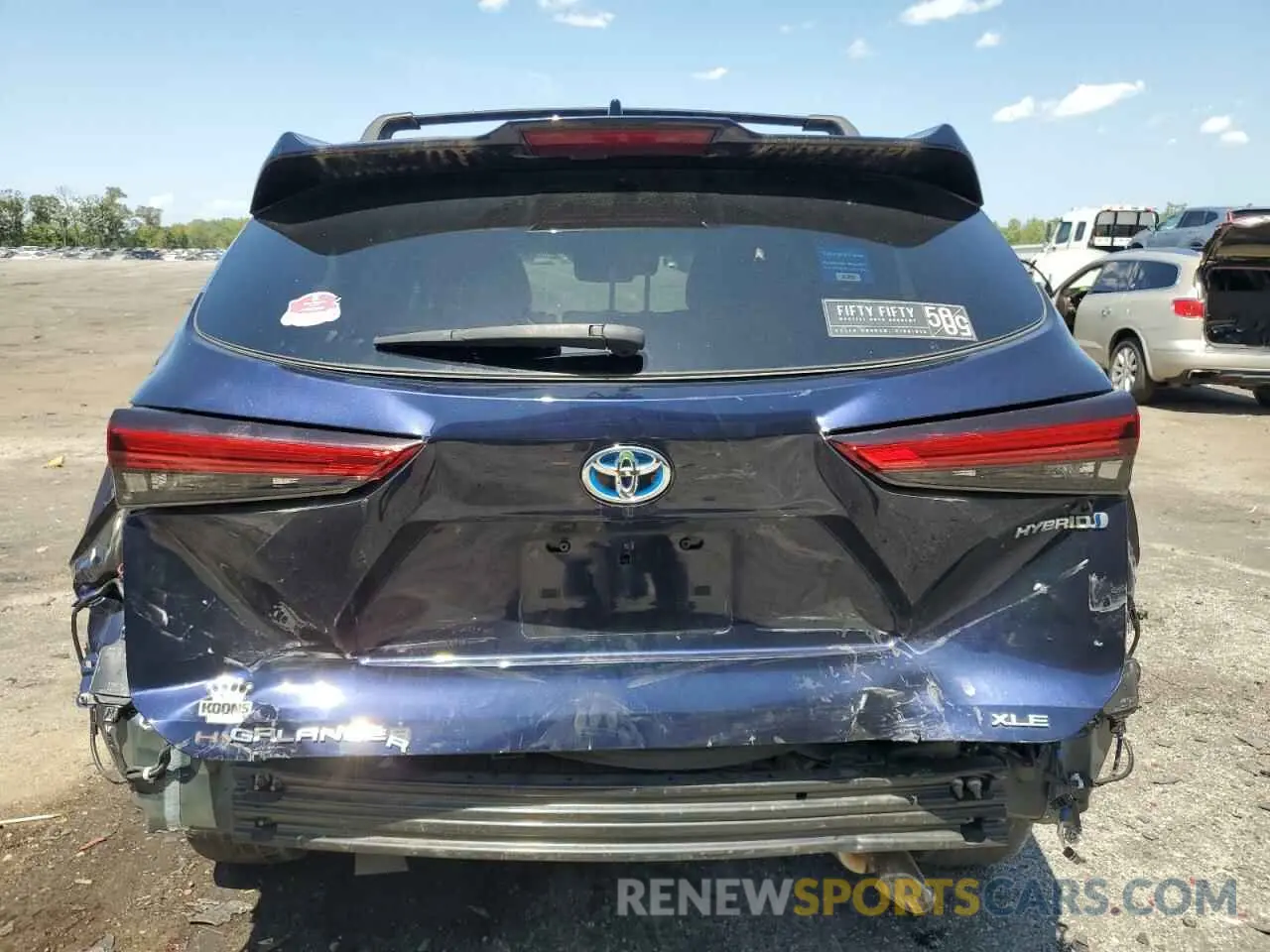 6 Photograph of a damaged car 5TDHBRCH5LS509019 TOYOTA HIGHLANDER 2020