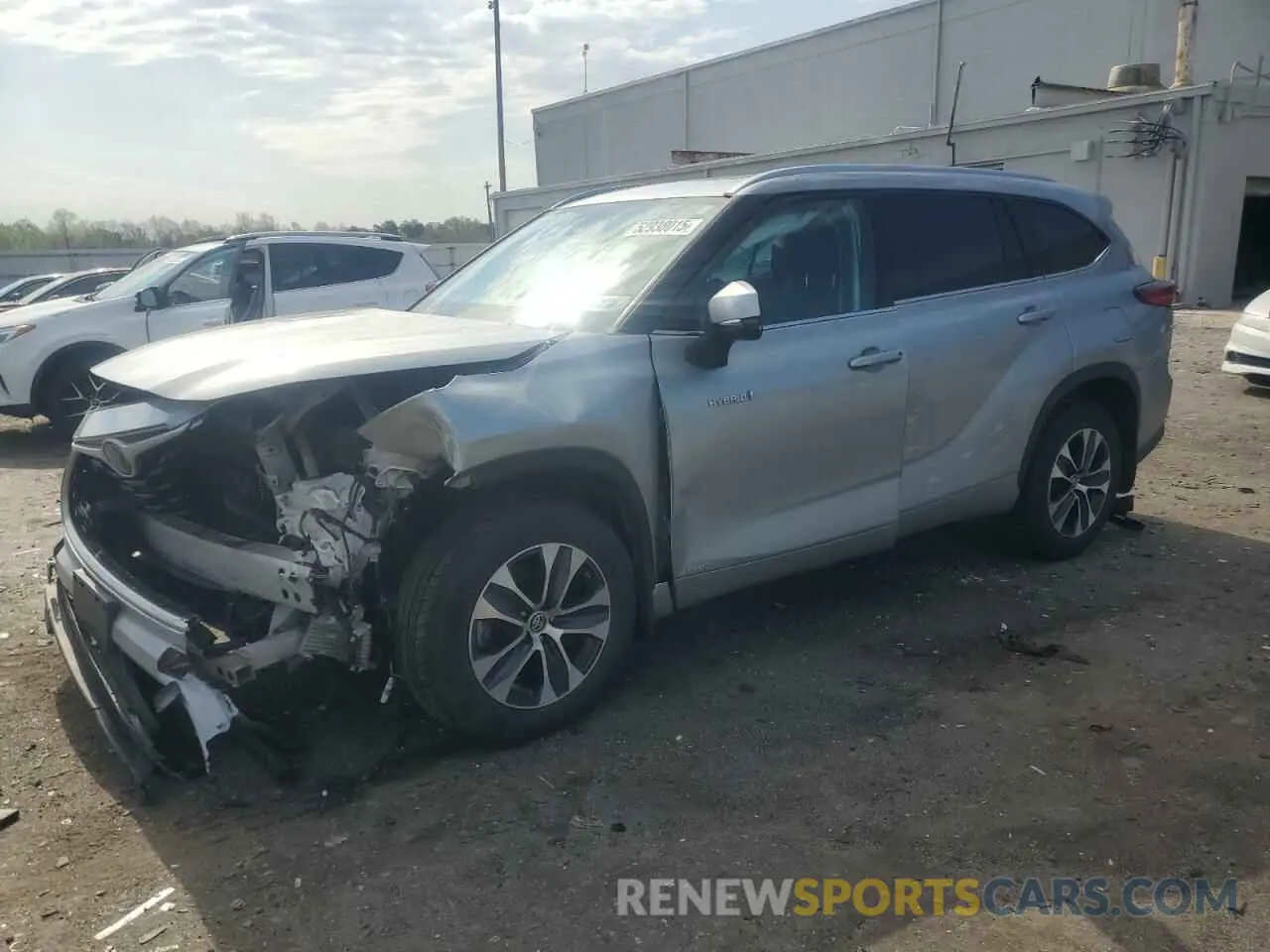 1 Photograph of a damaged car 5TDHBRCH8LS512450 TOYOTA HIGHLANDER 2020