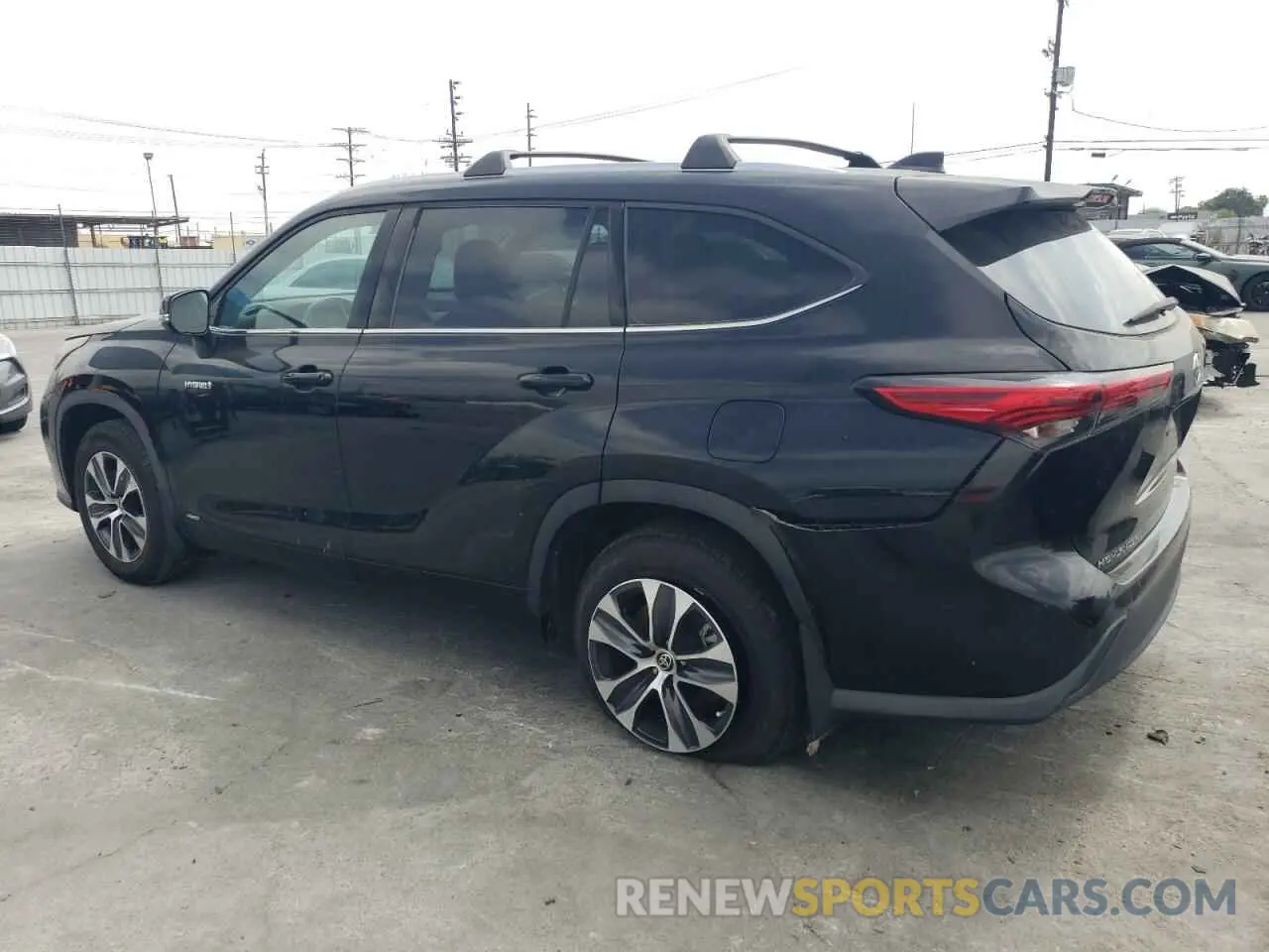 2 Photograph of a damaged car 5TDHBRCHXLS503524 TOYOTA HIGHLANDER 2020