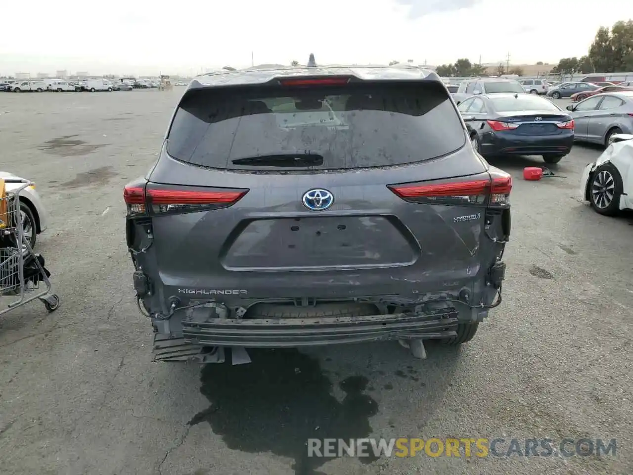 6 Photograph of a damaged car 5TDHBRCHXLS512661 TOYOTA HIGHLANDER 2020