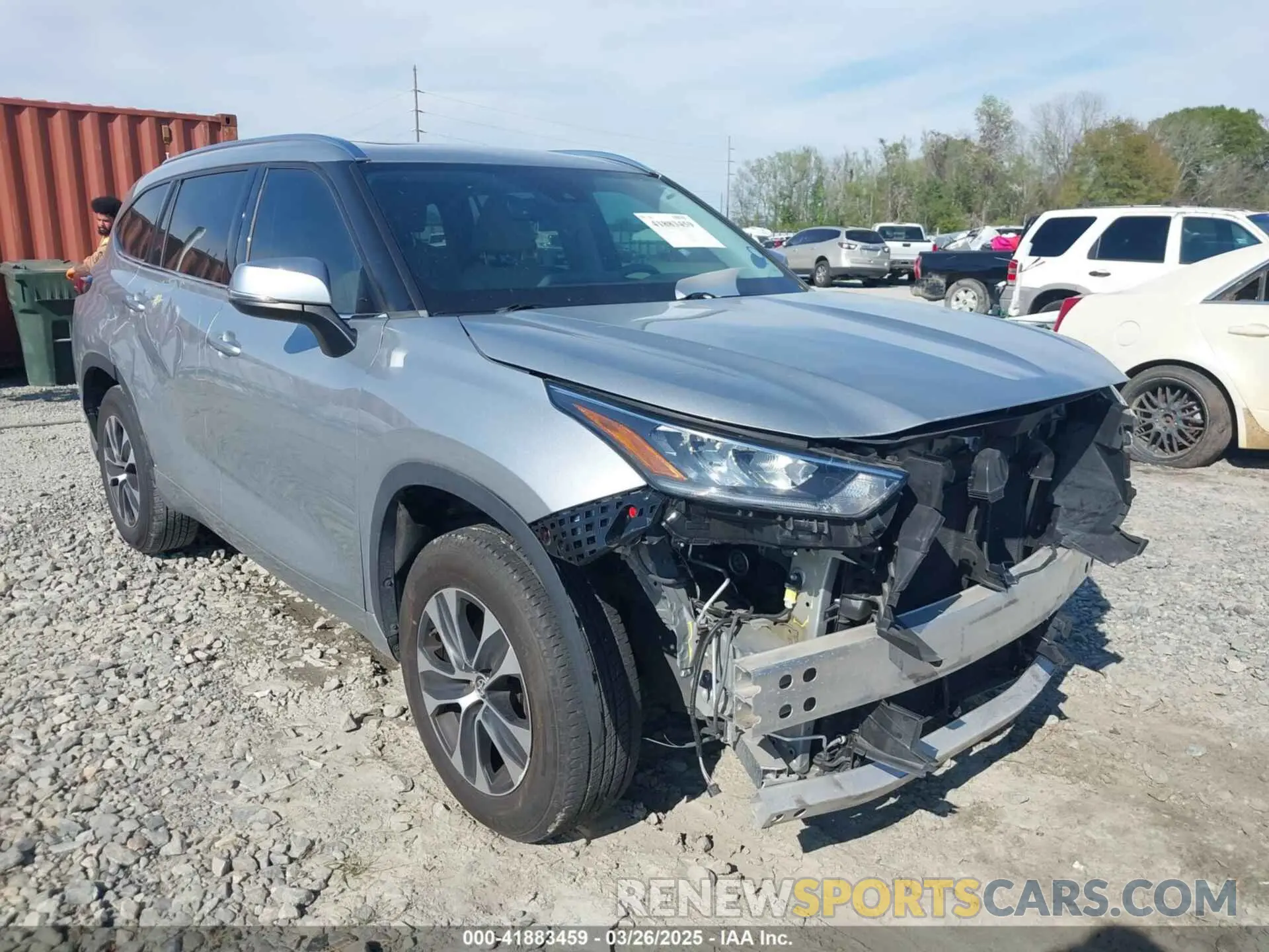 6 Photograph of a damaged car 5TDHZRAH1LS511607 TOYOTA HIGHLANDER 2020