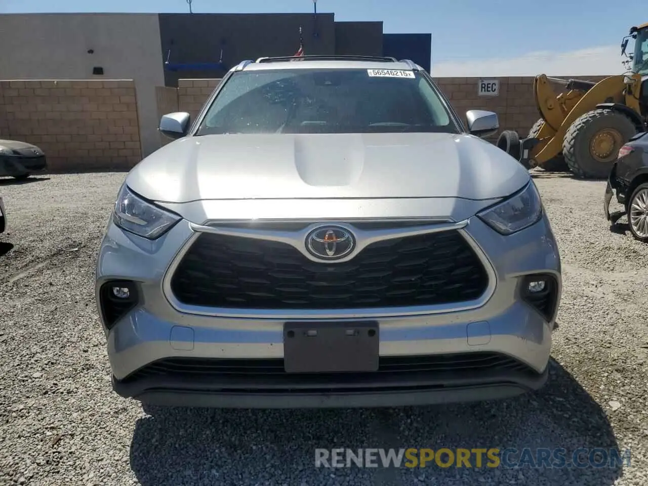 5 Photograph of a damaged car 5TDHZRAH3LS008371 TOYOTA HIGHLANDER 2020