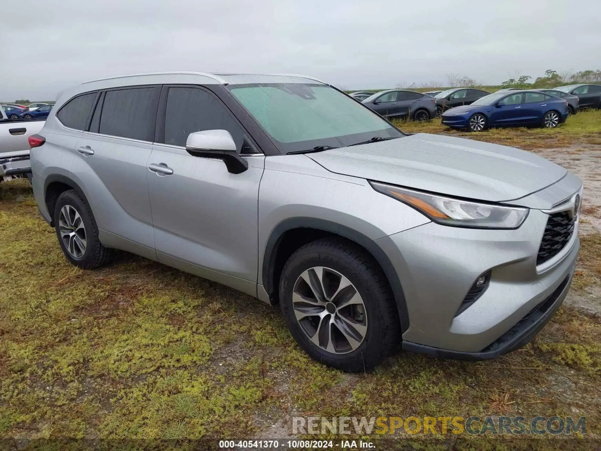 1 Photograph of a damaged car 5TDHZRAH3LS510720 TOYOTA HIGHLANDER 2020